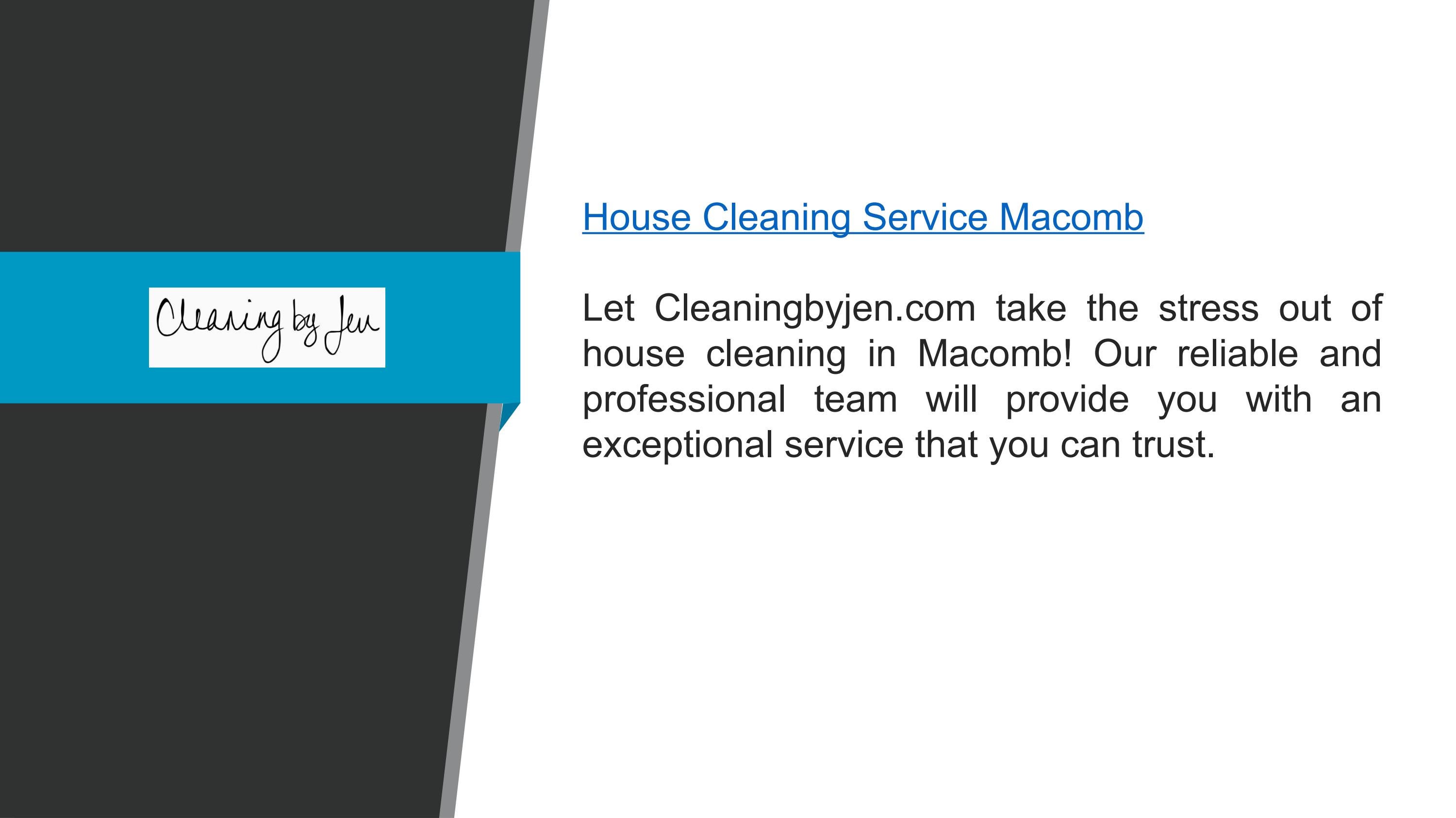 House Cleaning Service by cleaning byjen Issuu