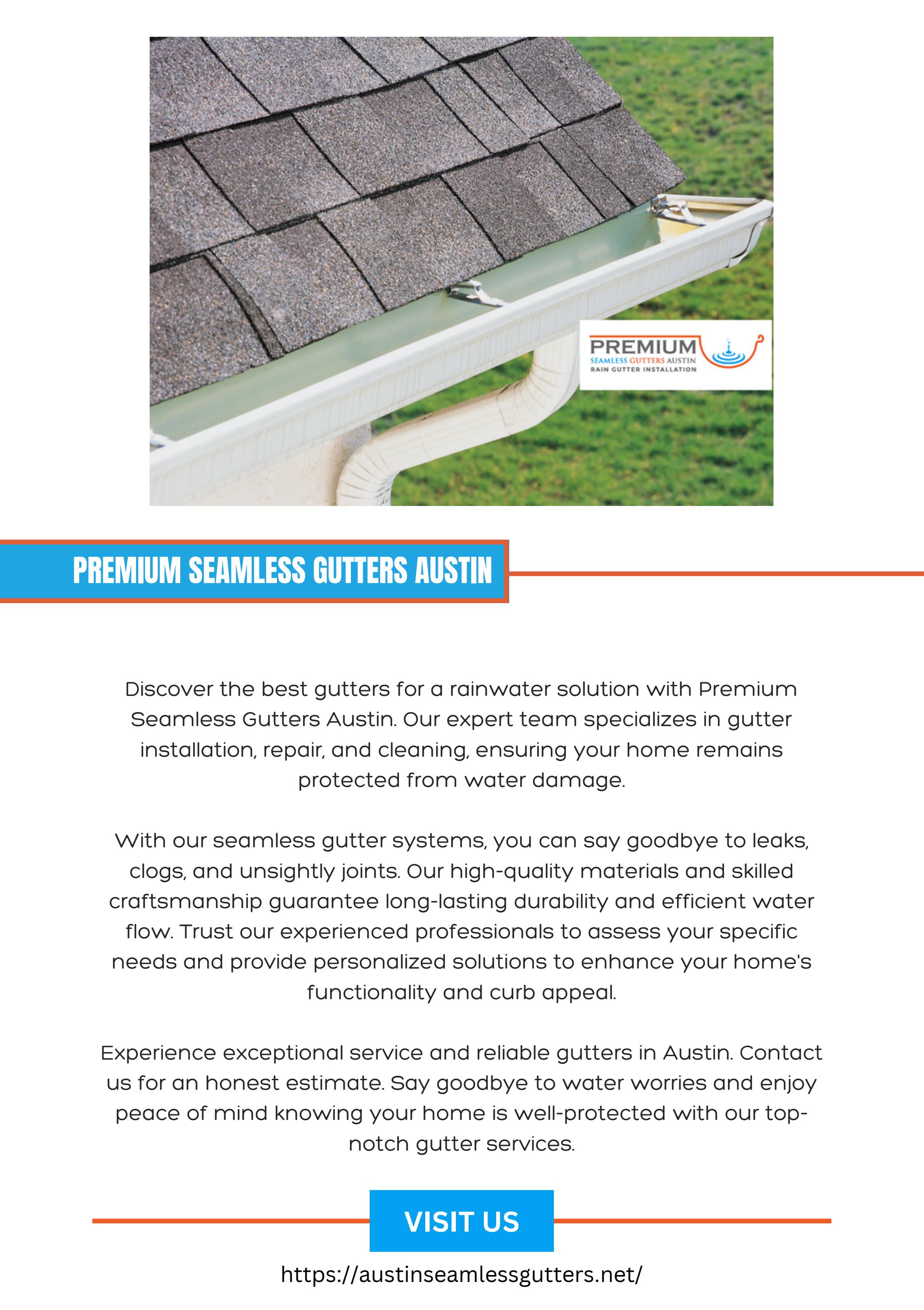 Discover the best gutters for a rainwater solution with Premium