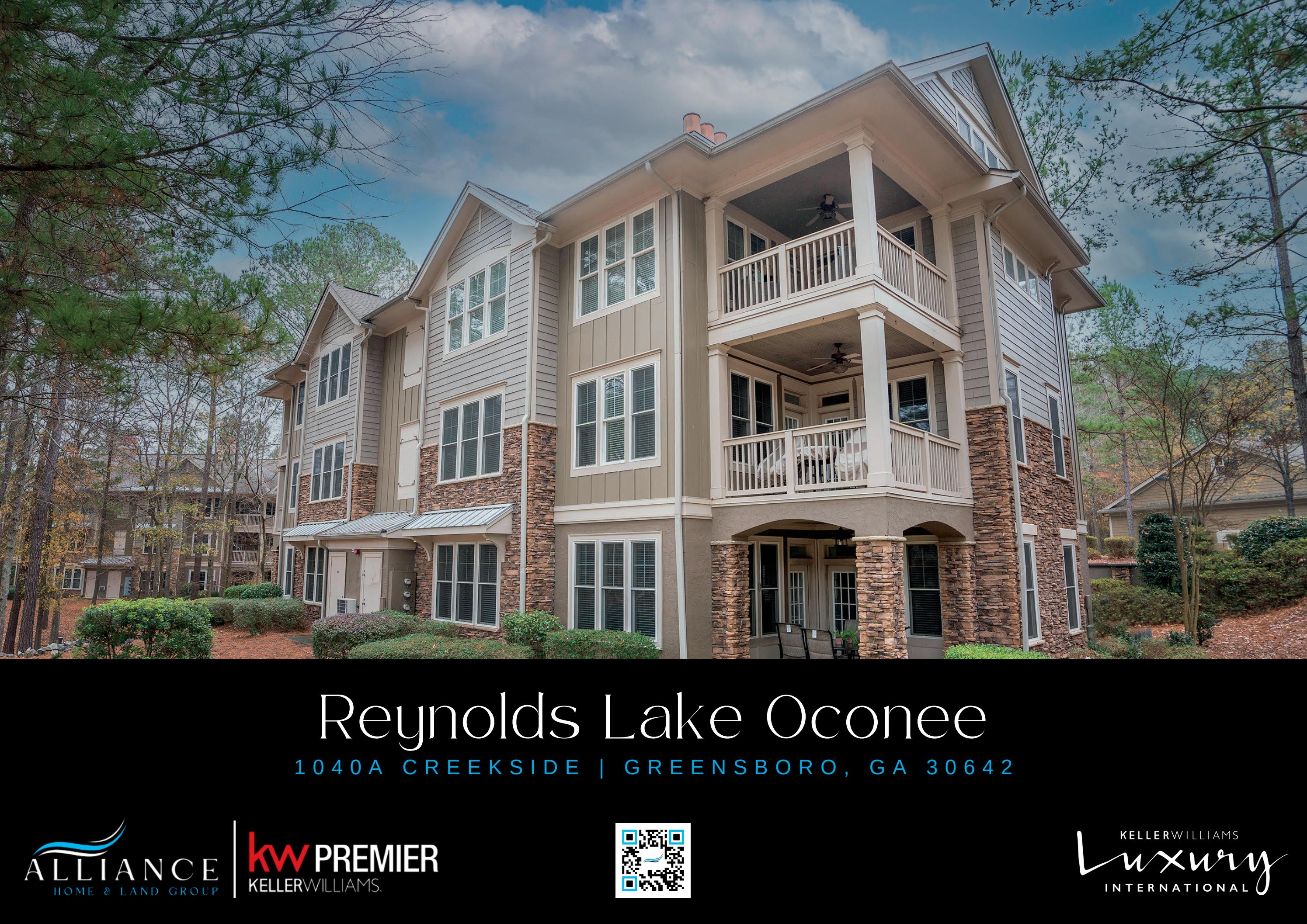 *TOO LATE*1040A Creekside • Reynolds Lake Oconee • Lock n' Leave Golf