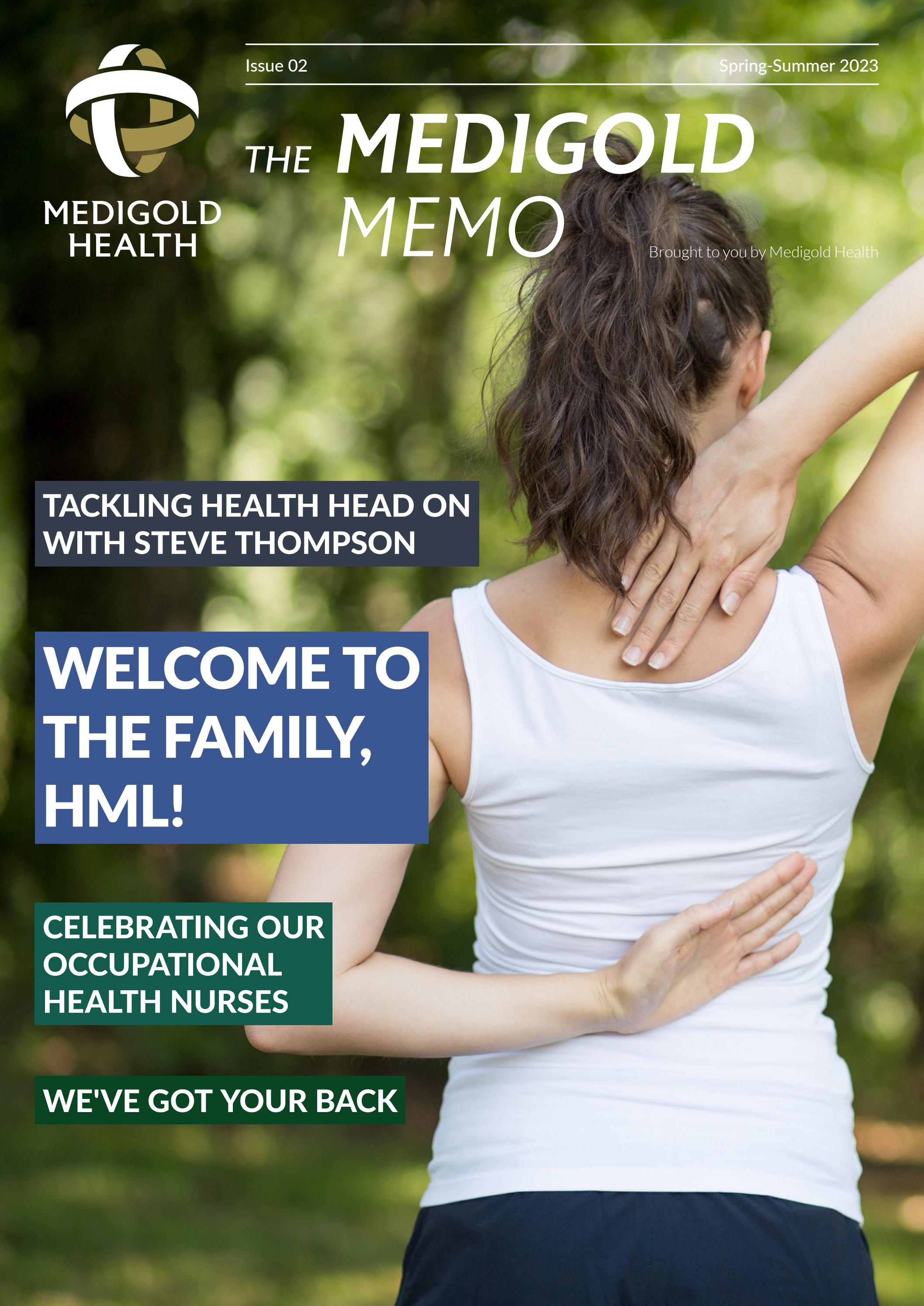 The Medigold Memo Issue 02 Medigold Health Protect Spring