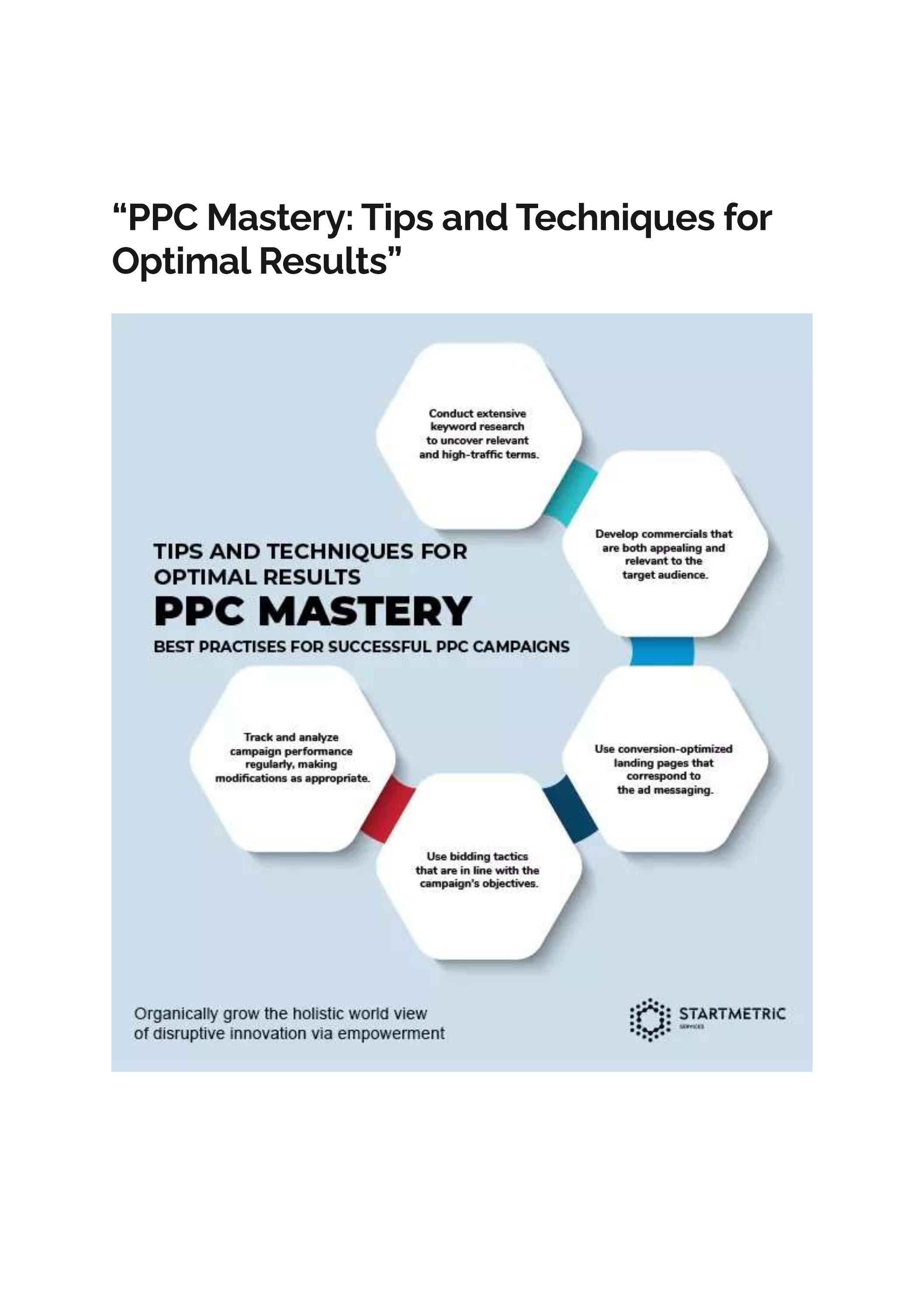 PPC Mastery: Tips and Techniques for optimal results. by ...