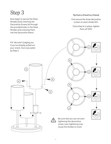 nathanjameshome 家具目录 · Ophelia 吸顶灯 Instruction Sheet 第 7 页