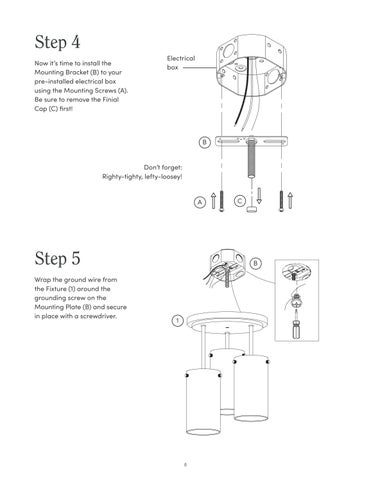 nathanjameshome 家具目录 · Ophelia 吸顶灯 Instruction Sheet 第 8 页