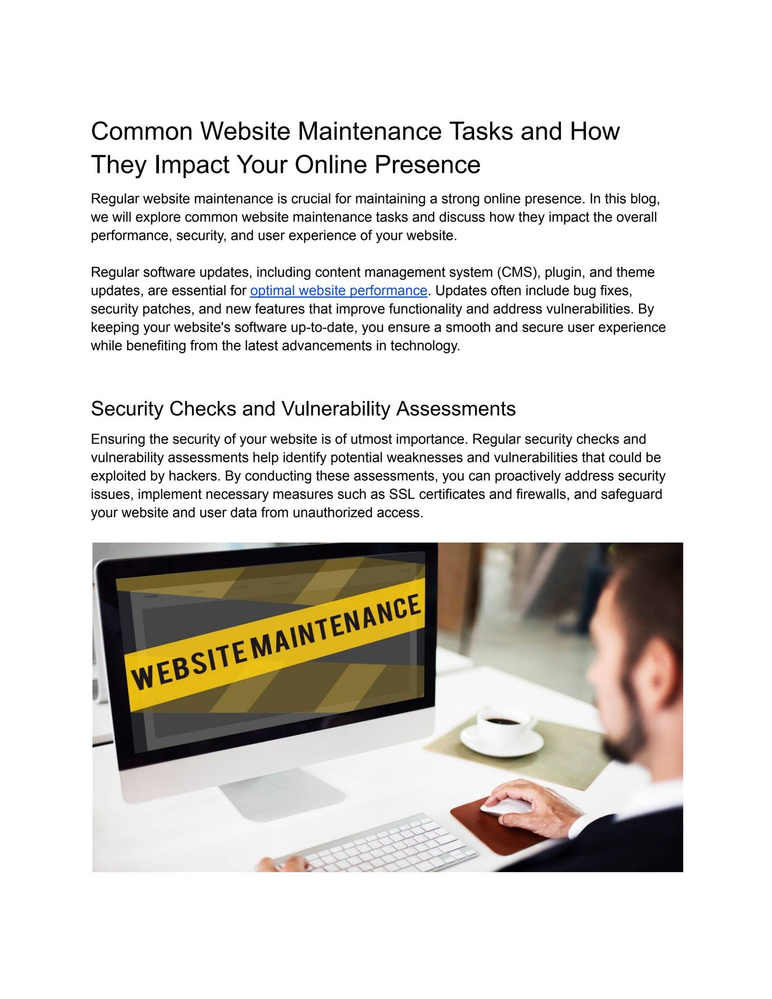 Website Maintenance Services | What You Need to Know by Apso Tech - Issuu