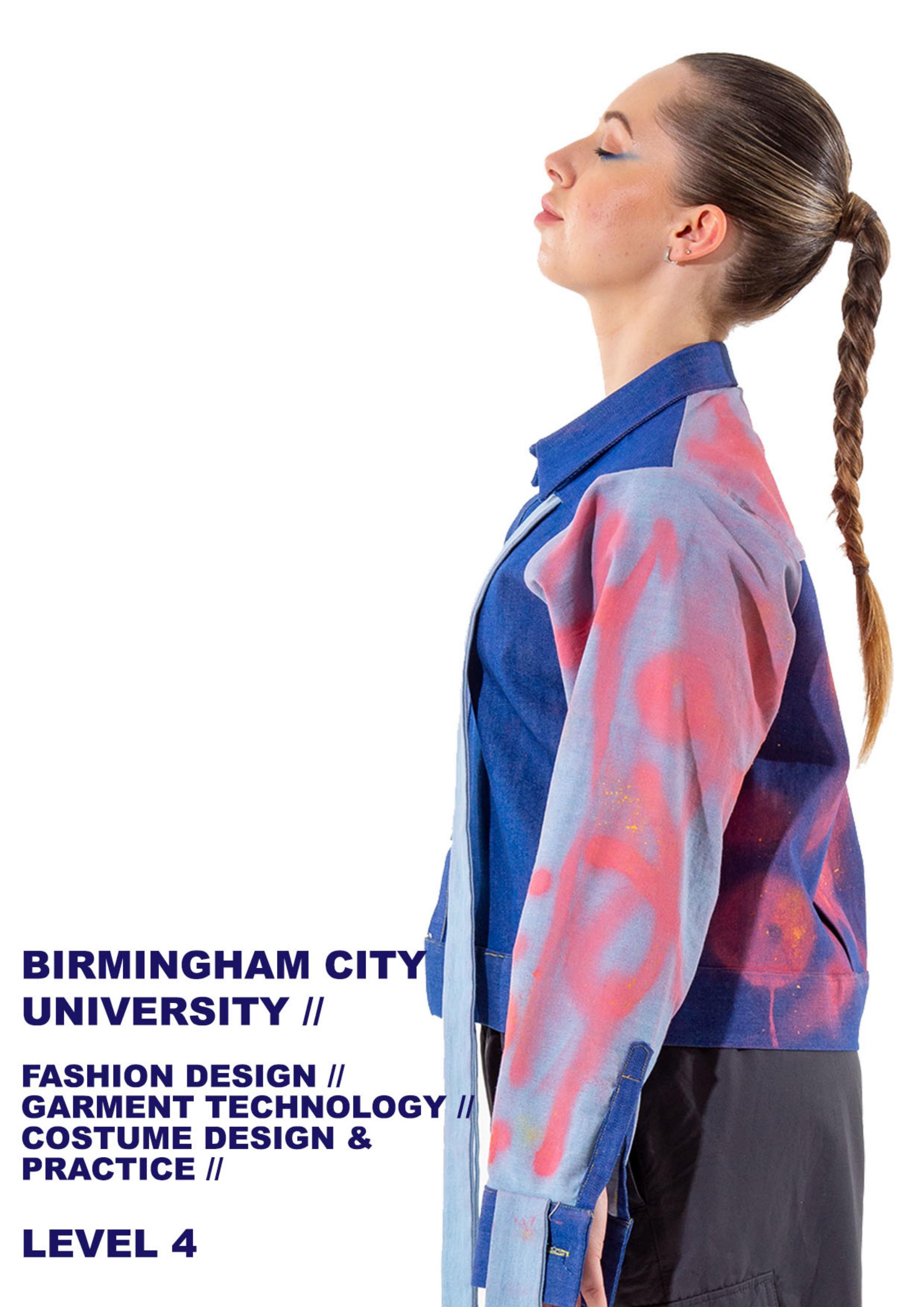 BCU Fashion, Garment Technology and Costume Design & Practice . Level 4