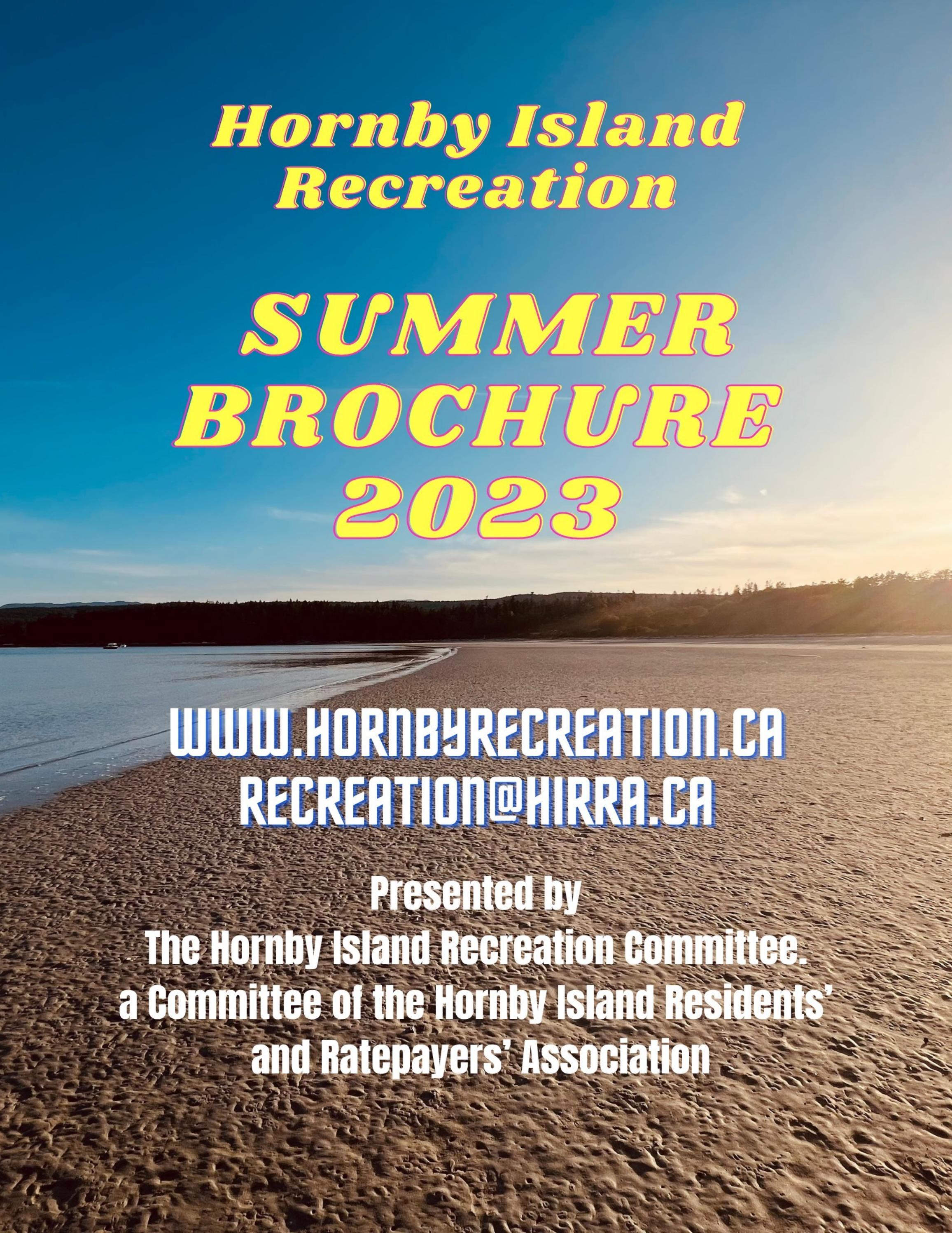 Hornby Recreation Summer Brochure 2023 by hornbyrecreation Issuu