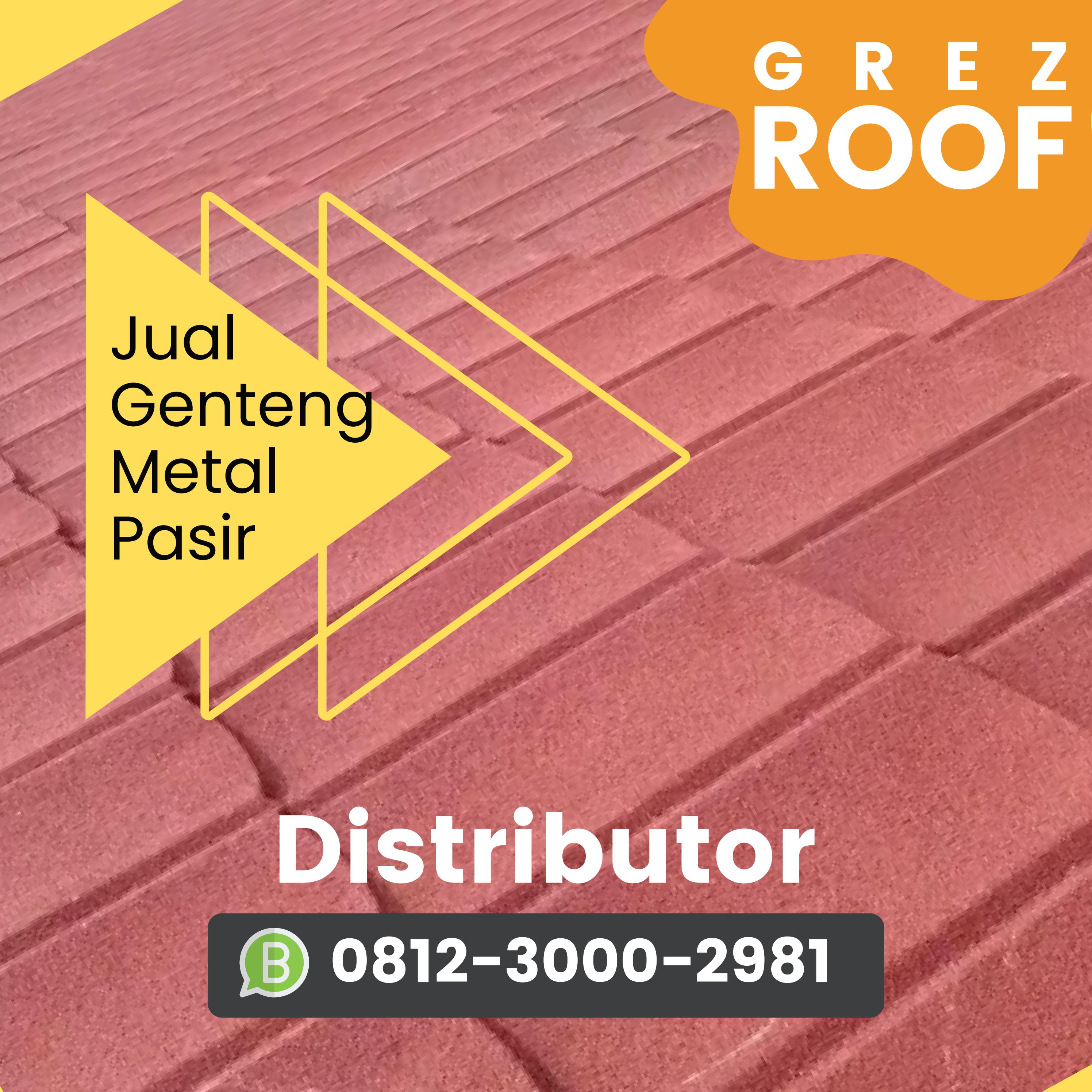 BERKUALITAS, WA 0812-3000-2981 Jual Genteng Metal Berpasir Banjarnegara