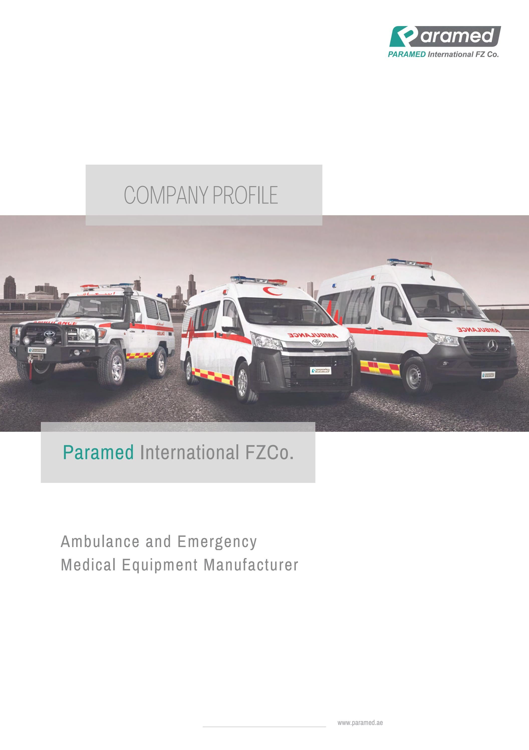 Paramed Company Profile by Paramed International FZCO Issuu