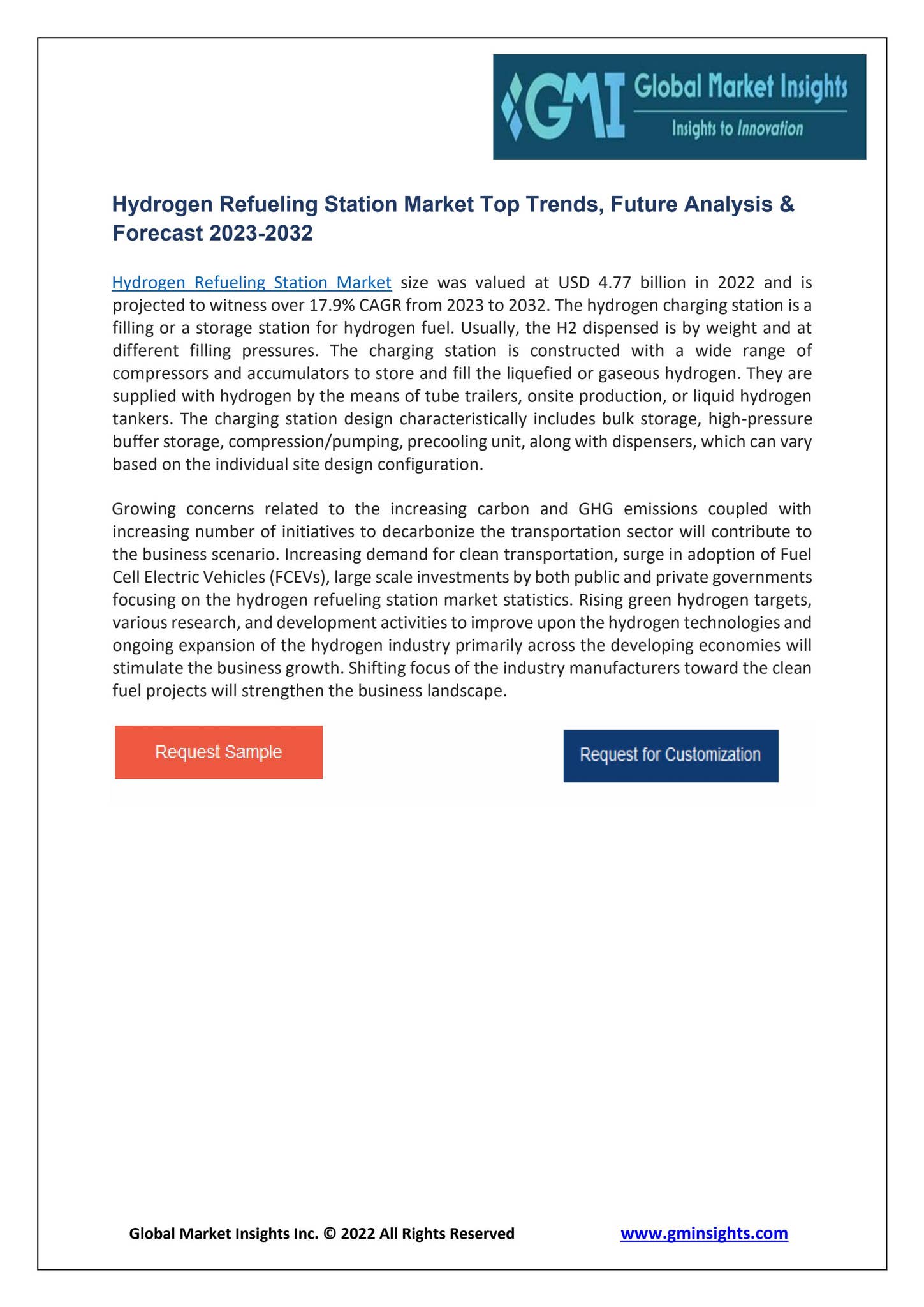 Hydrogen Refueling Station Market Top Trends, Future Analysis ...
