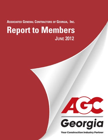 Cover of "2012 Report to Members"