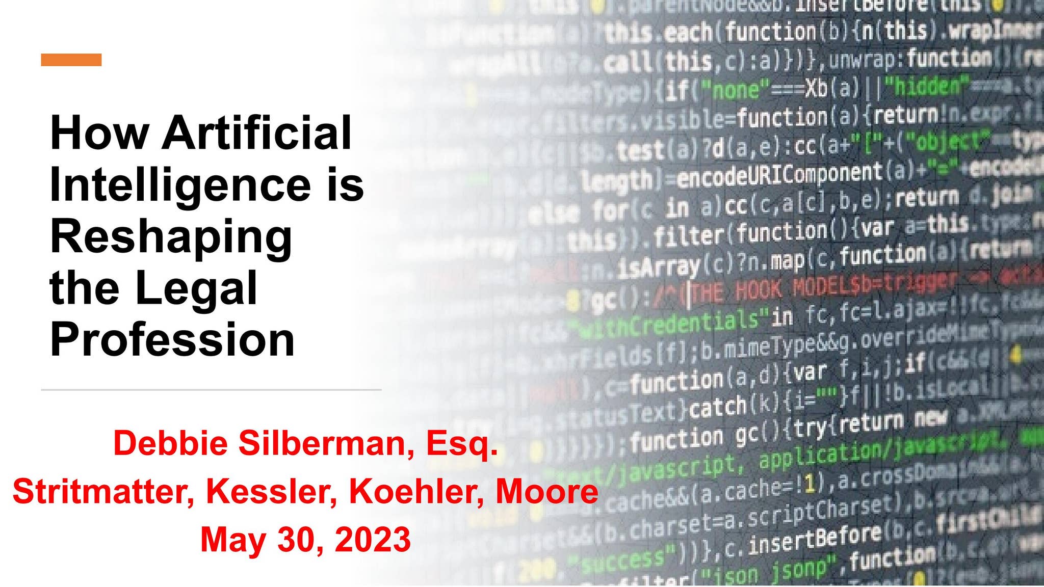 How AI is Reshaping the Legal Profession by Stritmatter Law - Issuu