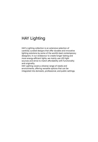 HAY 灯饰目录 23 第 5 页