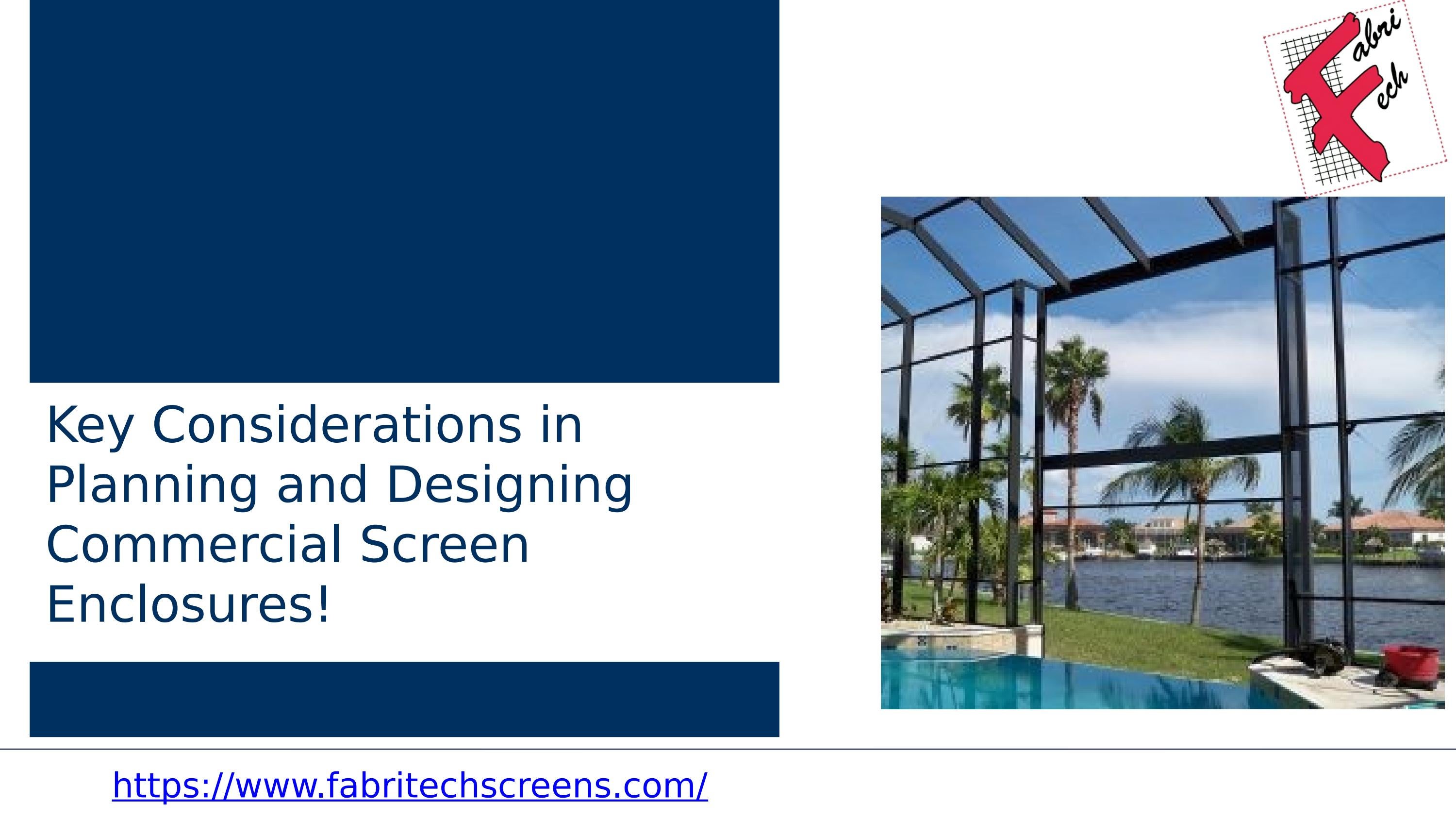 My first doPremium Commercial Screen Enclosures in Cape Coralcument by