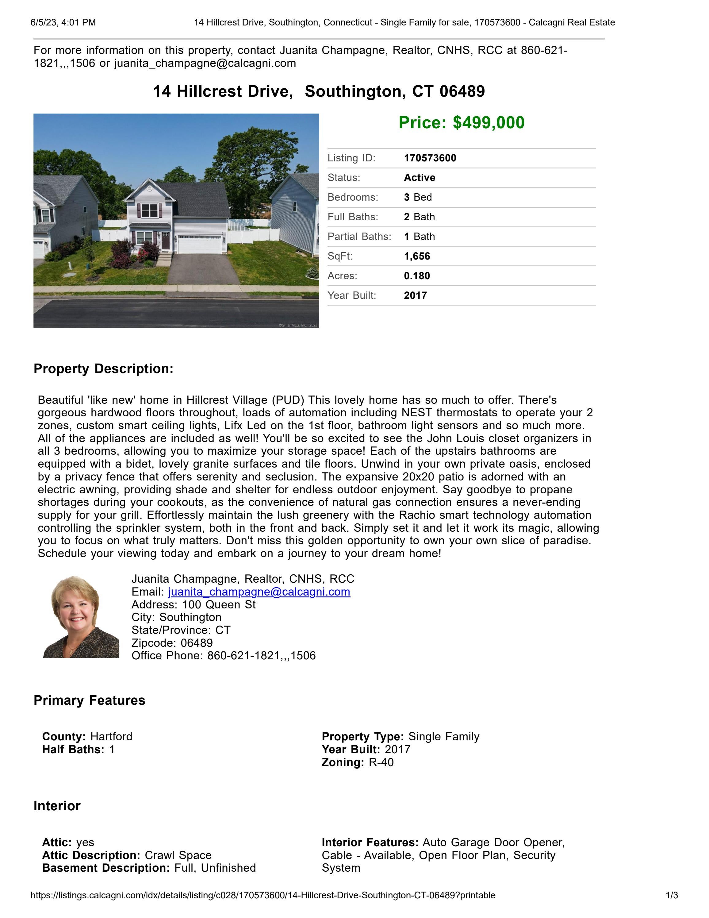 14 Hillcrest Dr, Southington by Calcagni Real Estate Issuu
