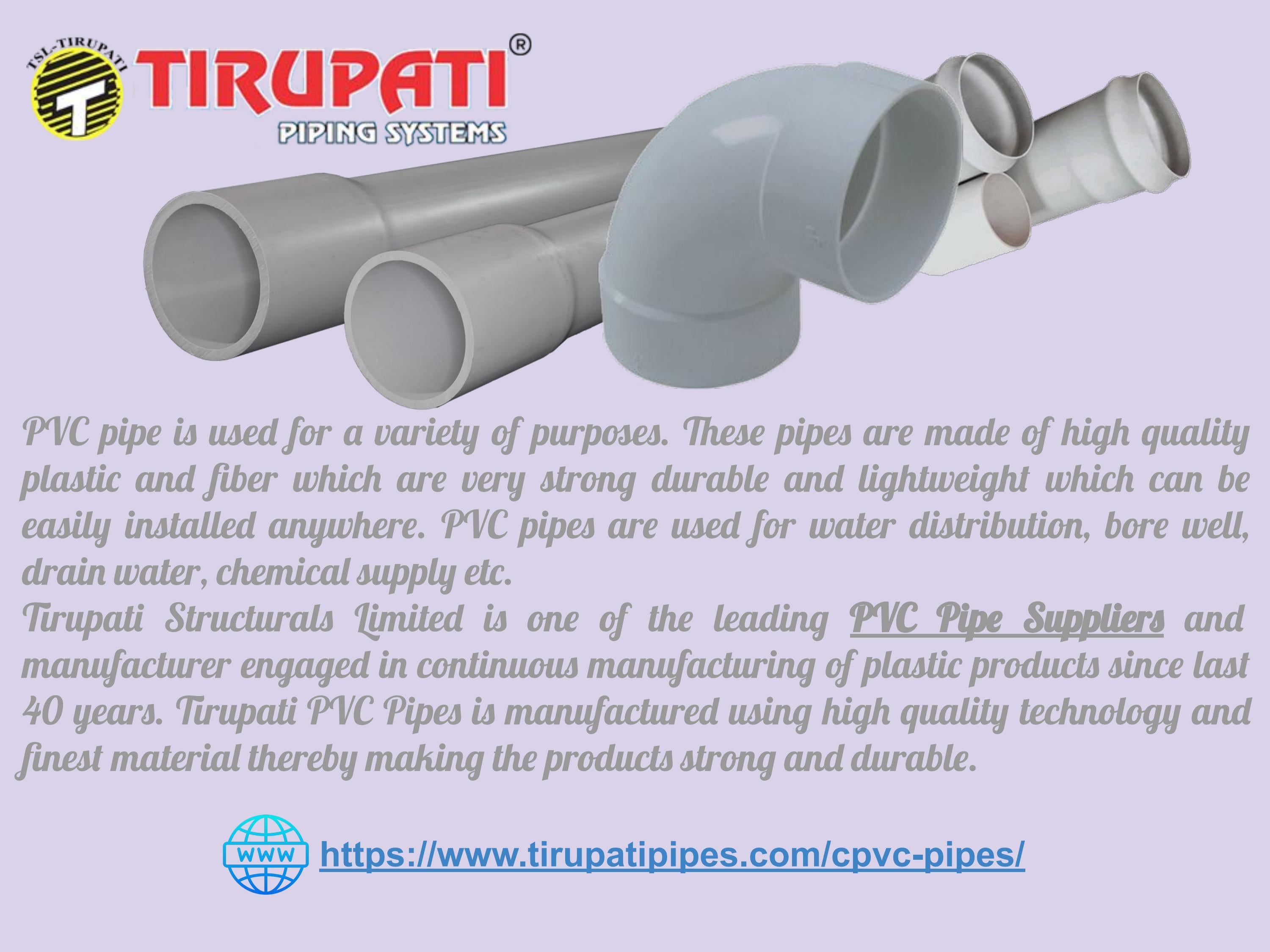 Best PVC Pipe Supplier in India by tirupatipipes Issuu