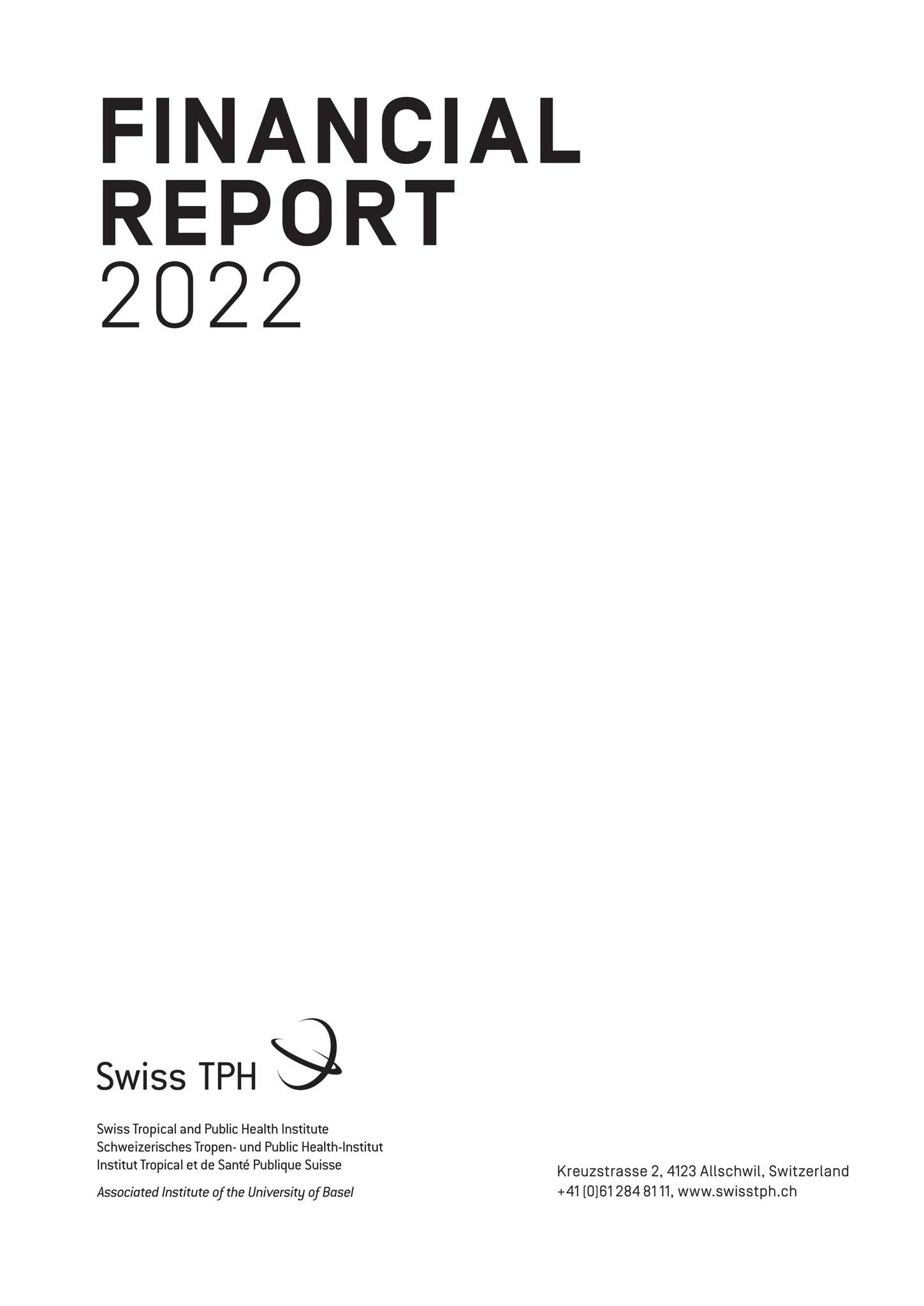 Financial Report 2022 by Swiss TPH - Issuu