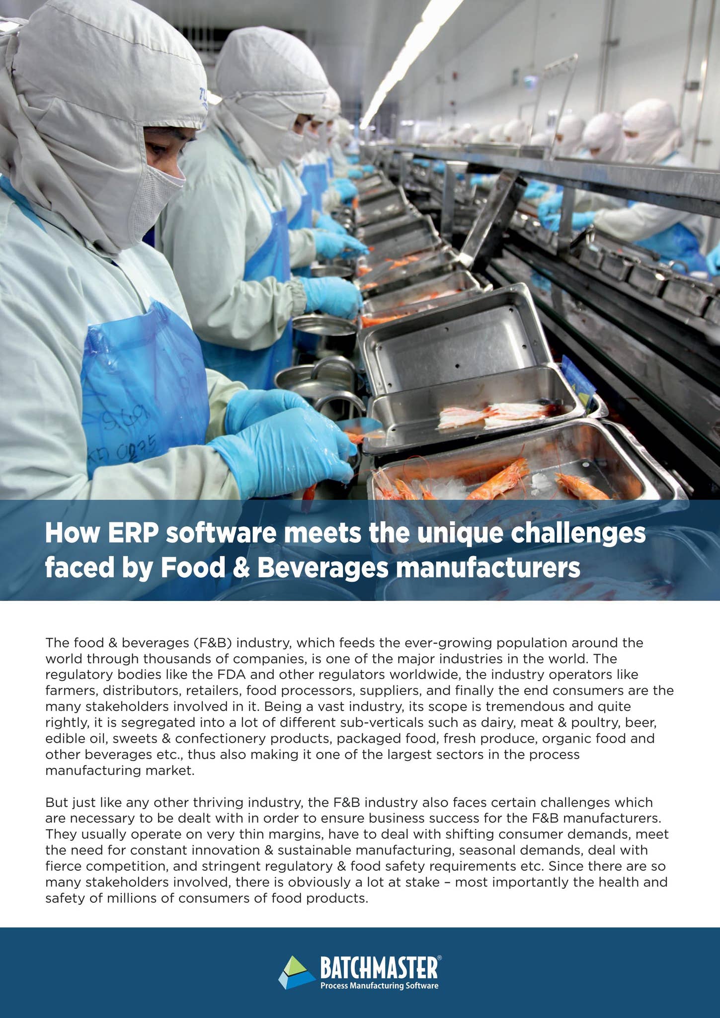How ERP software Meets the Unique Challenges Faced by Food and Beverage ...
