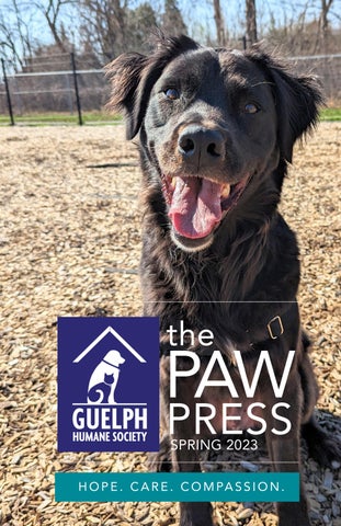 Guelph Humane Society - Paw Press - Spring 2023