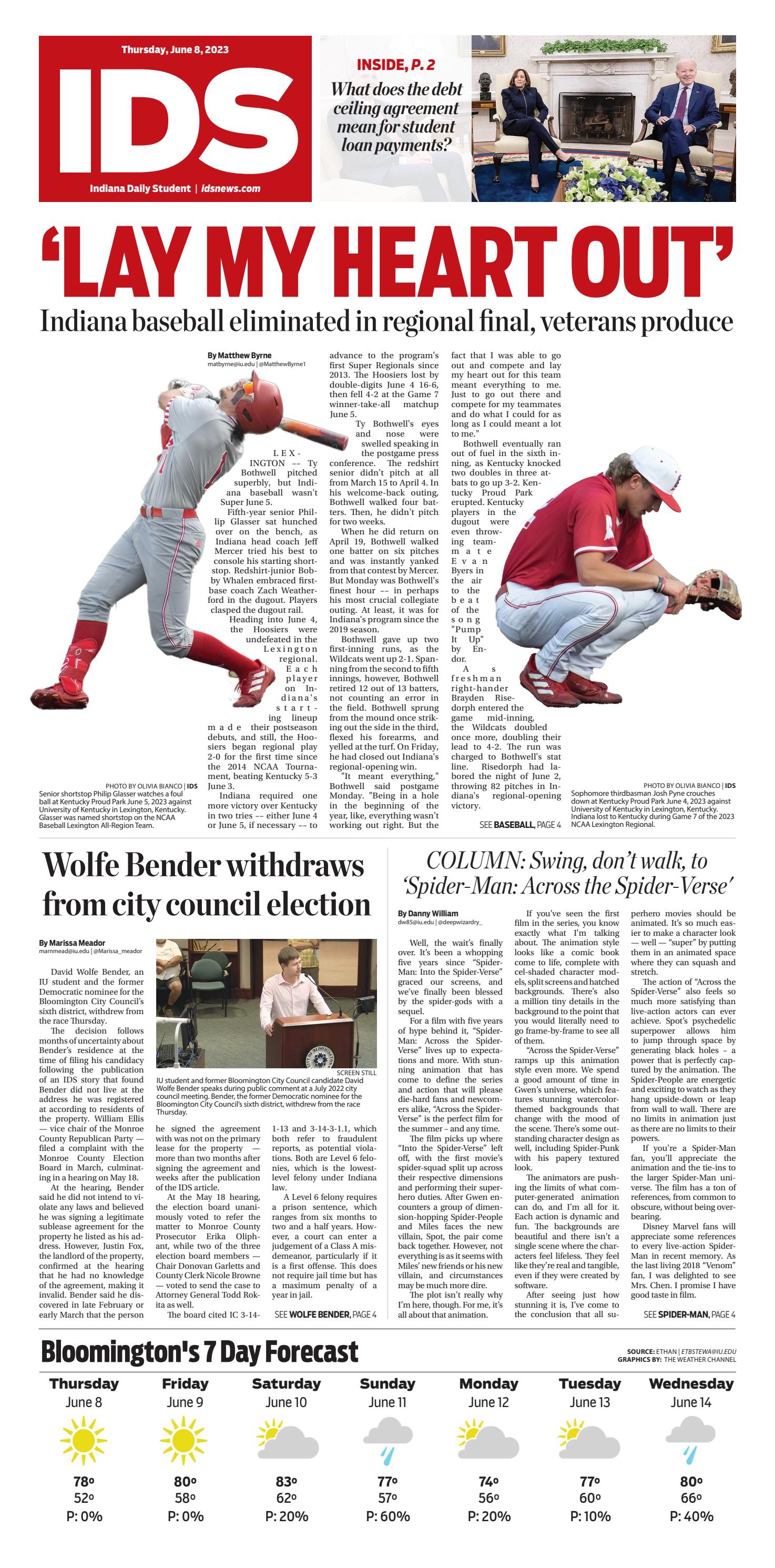 June 8, 2023 by Indiana Daily Student - idsnews - Issuu