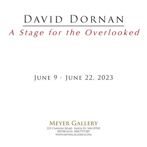 David Dornan: A Stage for the Overlooked 第 3 页