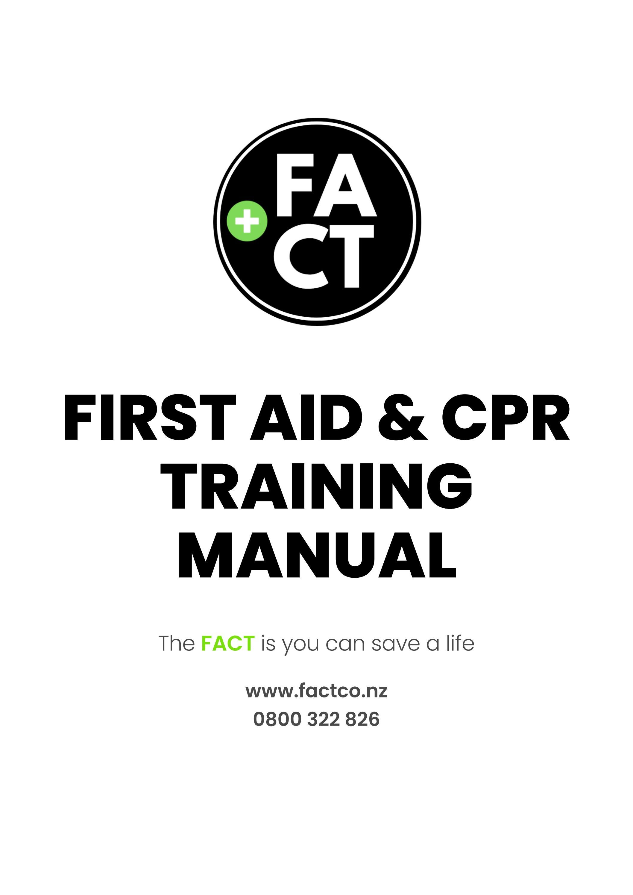 FACT CO FIRST AID & CPR TRAINING MANUAL by factco Issuu