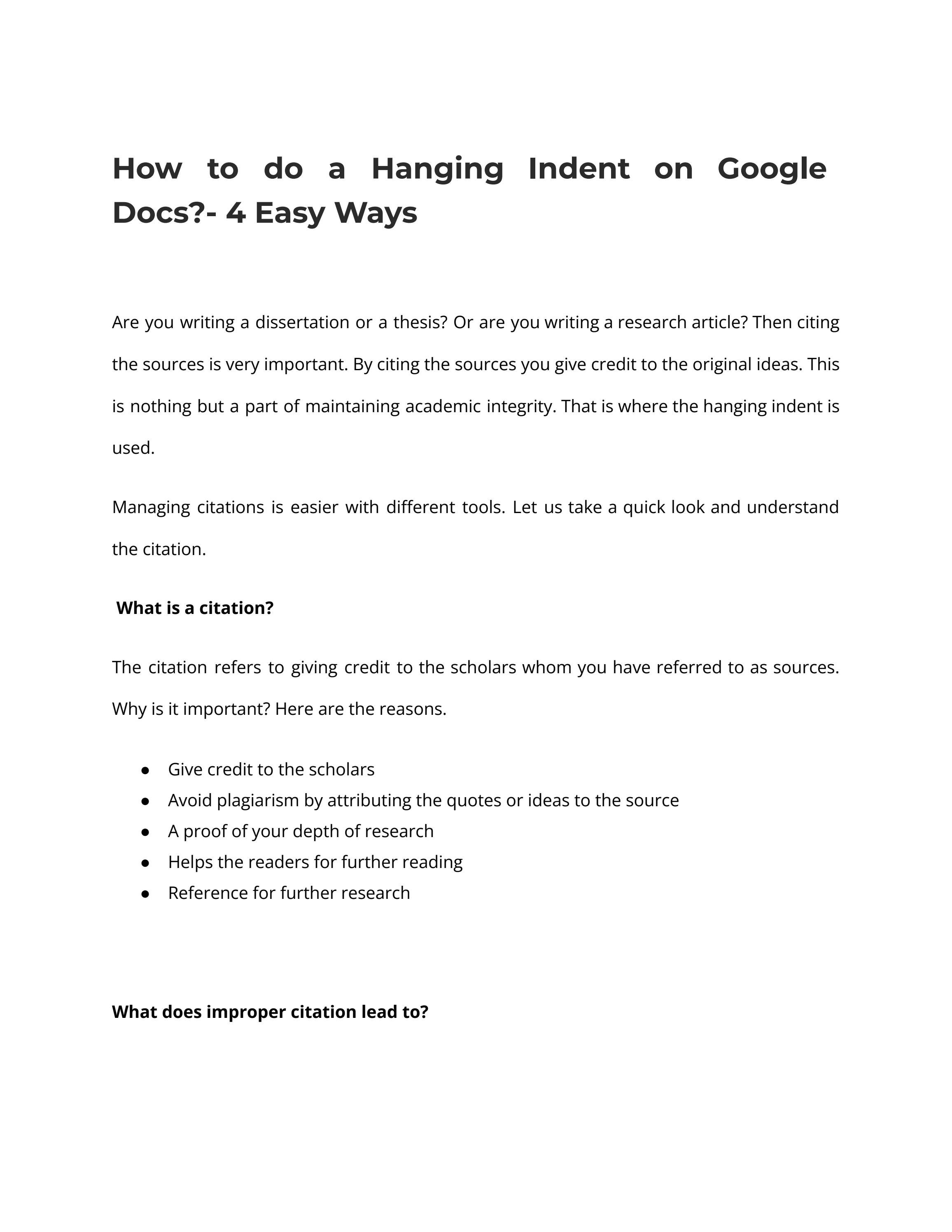 How To Do A Hanging Indent On Google Docs 4 Easy Ways By Rajasree