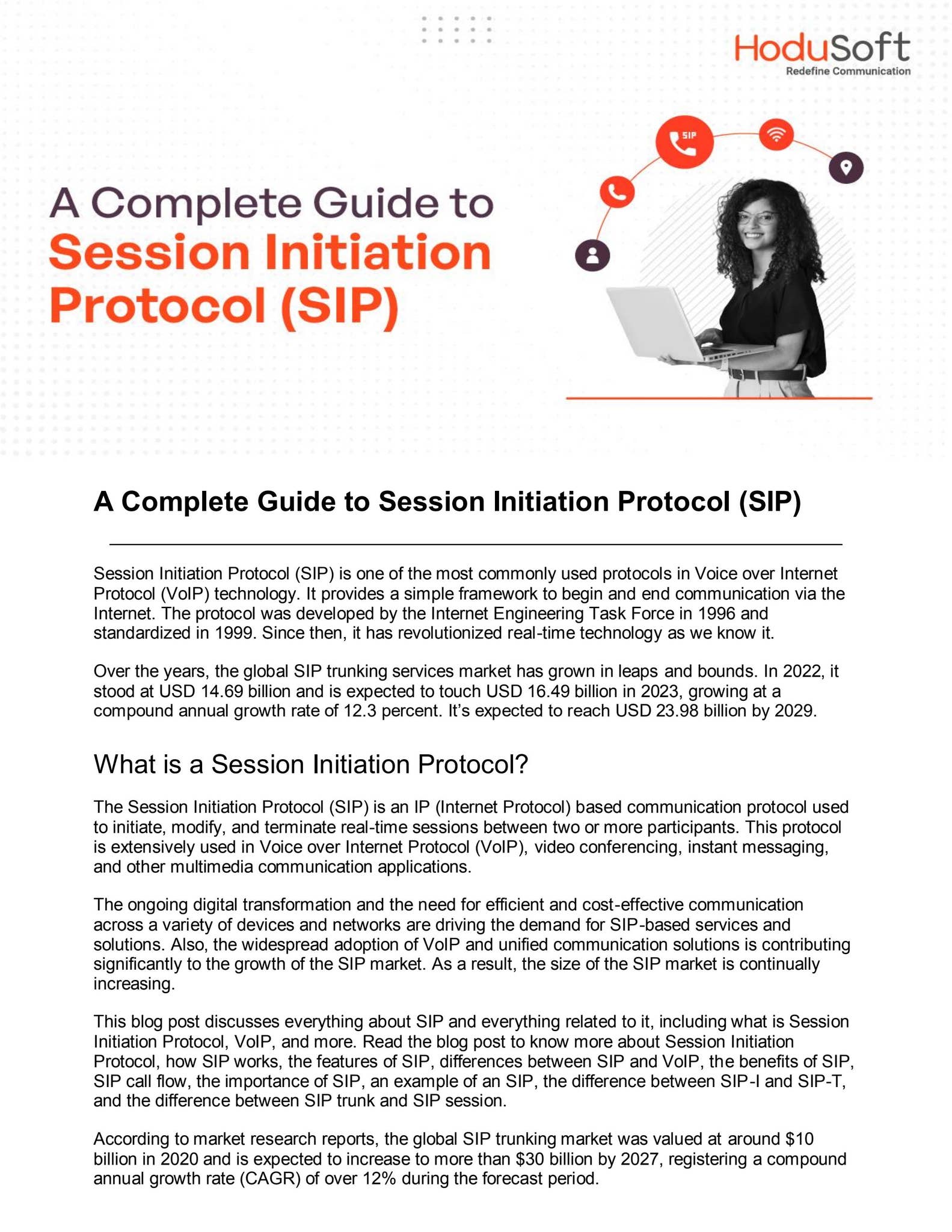 A Complete Guide to Session Initiation Protocol (SIP) by HoduSoft Pvt ...