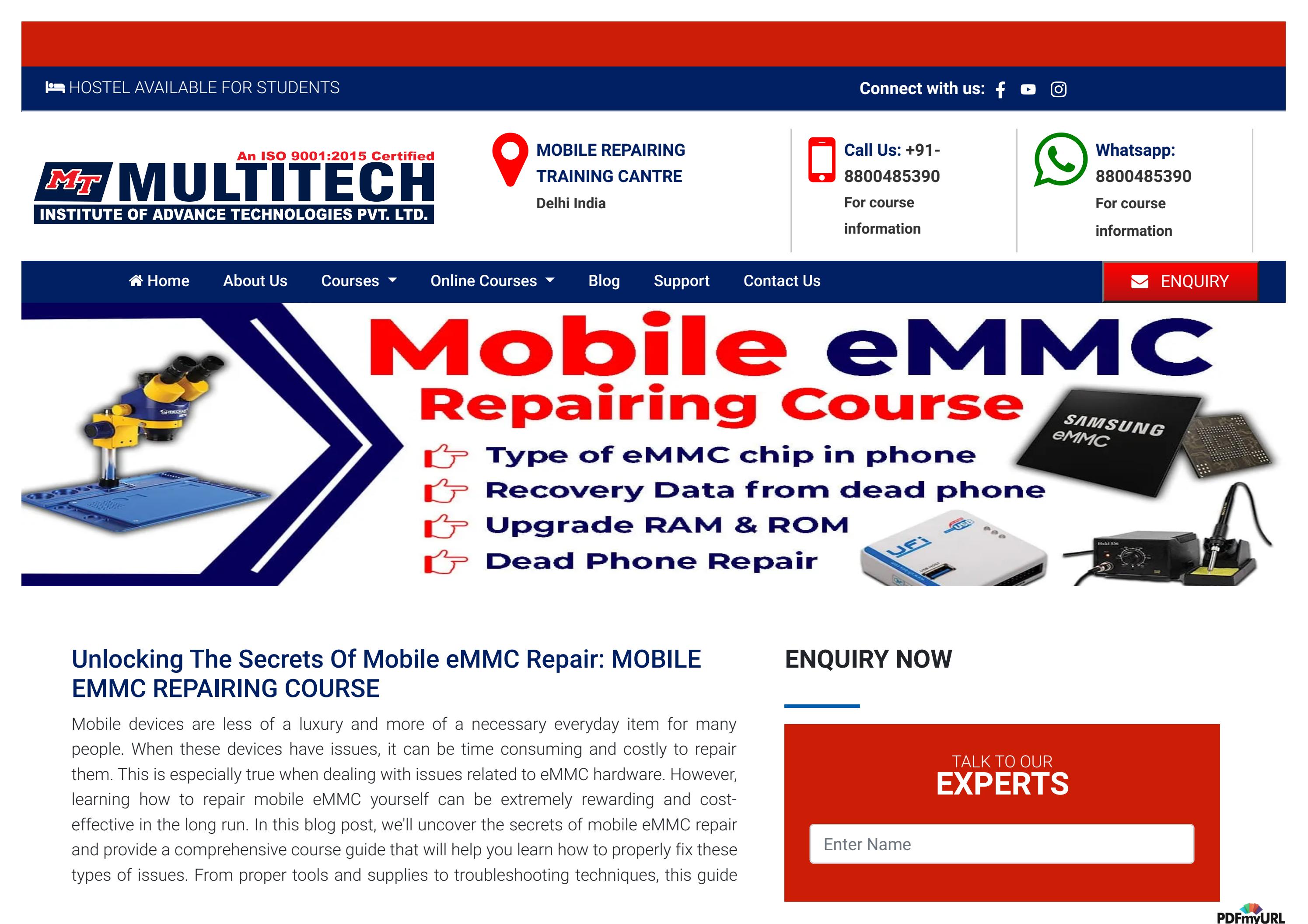 MOBILE EMMC REPAIRING COURSE by Mobile Repair Issuu