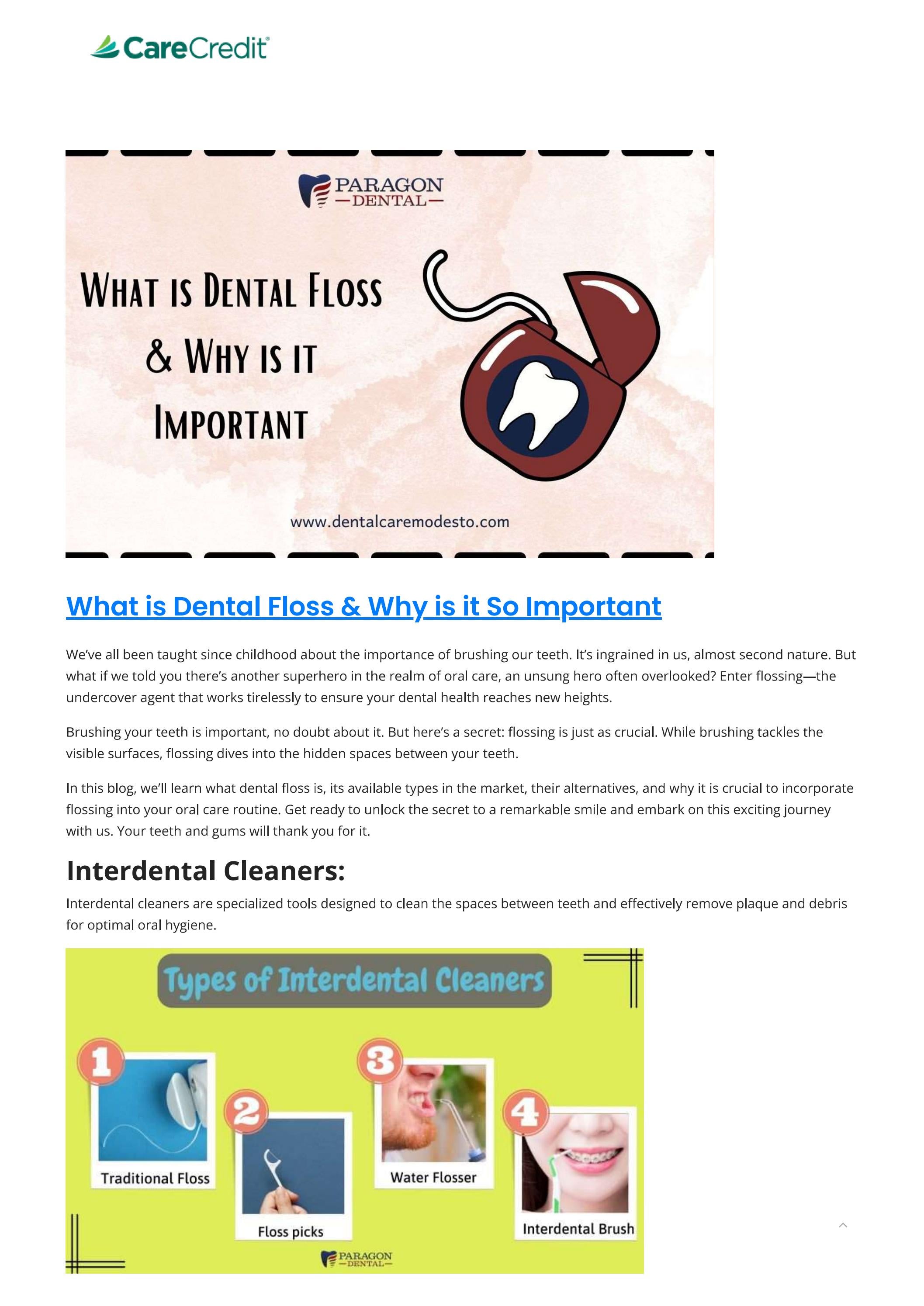 What is Dental Floss & Why is it So Important by paragondental Issuu