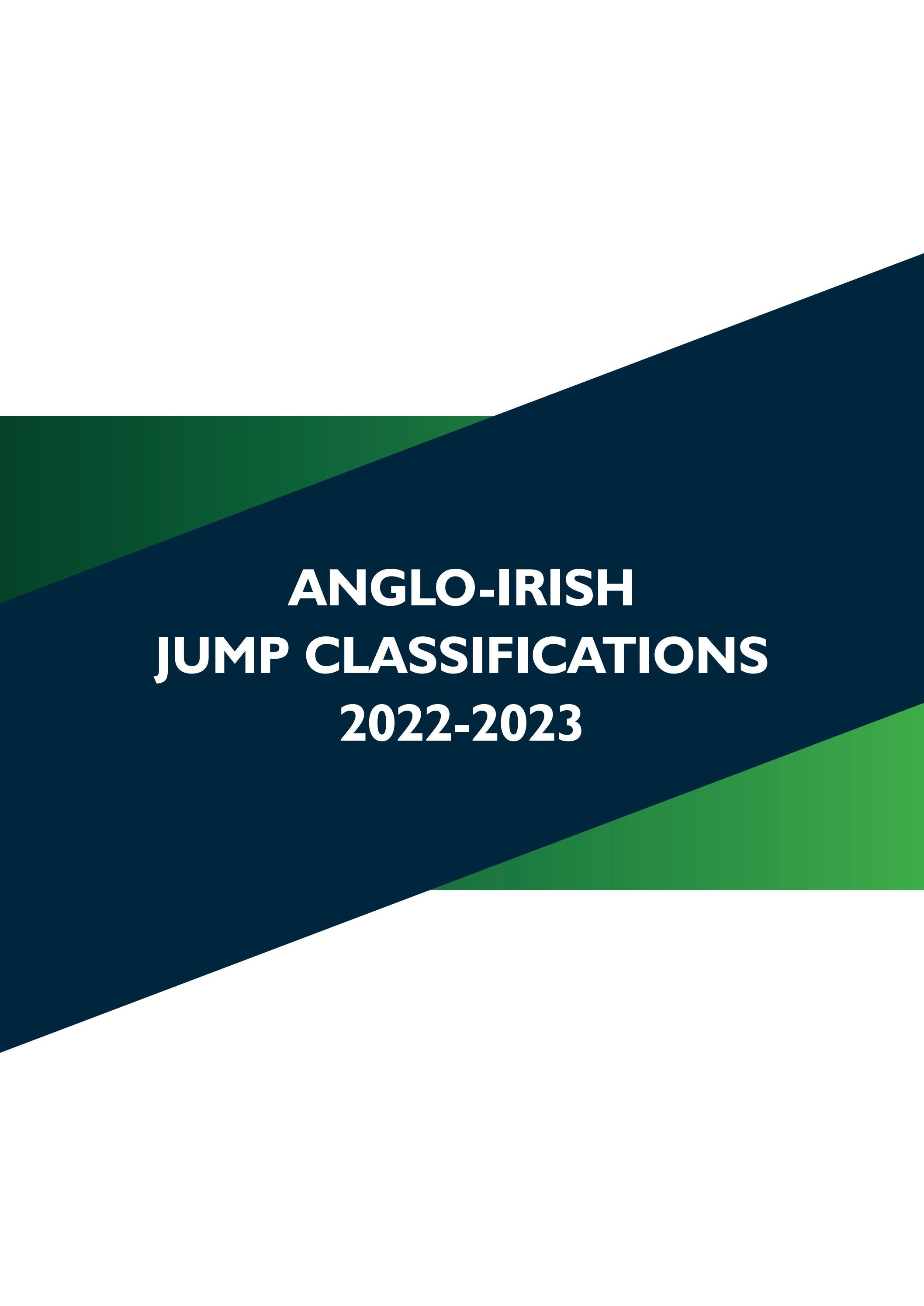 AngloIrish Jump Classification 20222023 by Weatherbys Issuu