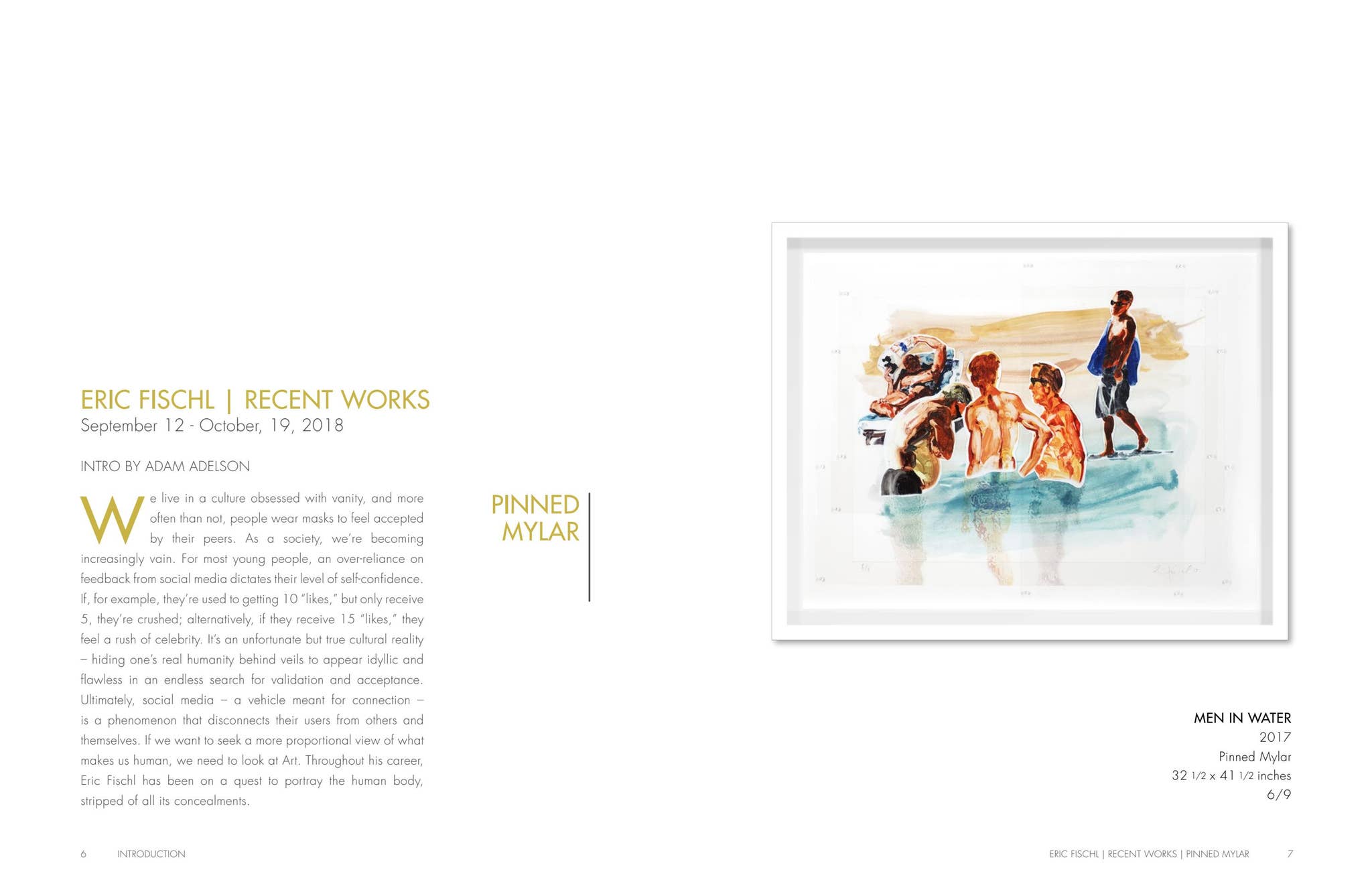Eric Fischl: Recent Works (2018) by adelsongalleries - Issuu