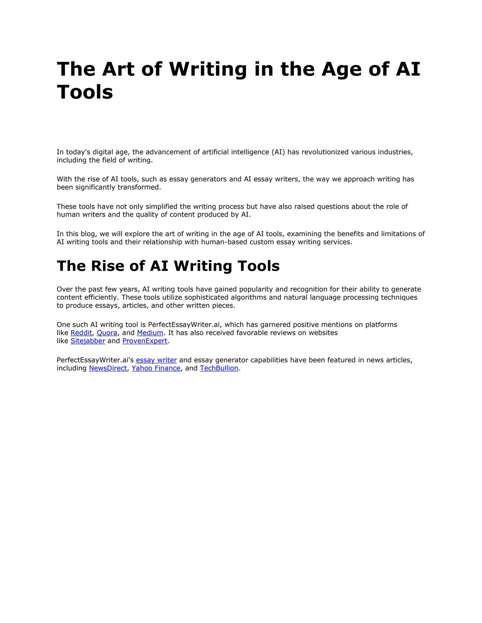 The Art of Writing in the Age of AI Tools by Katherine Jackson - Issuu