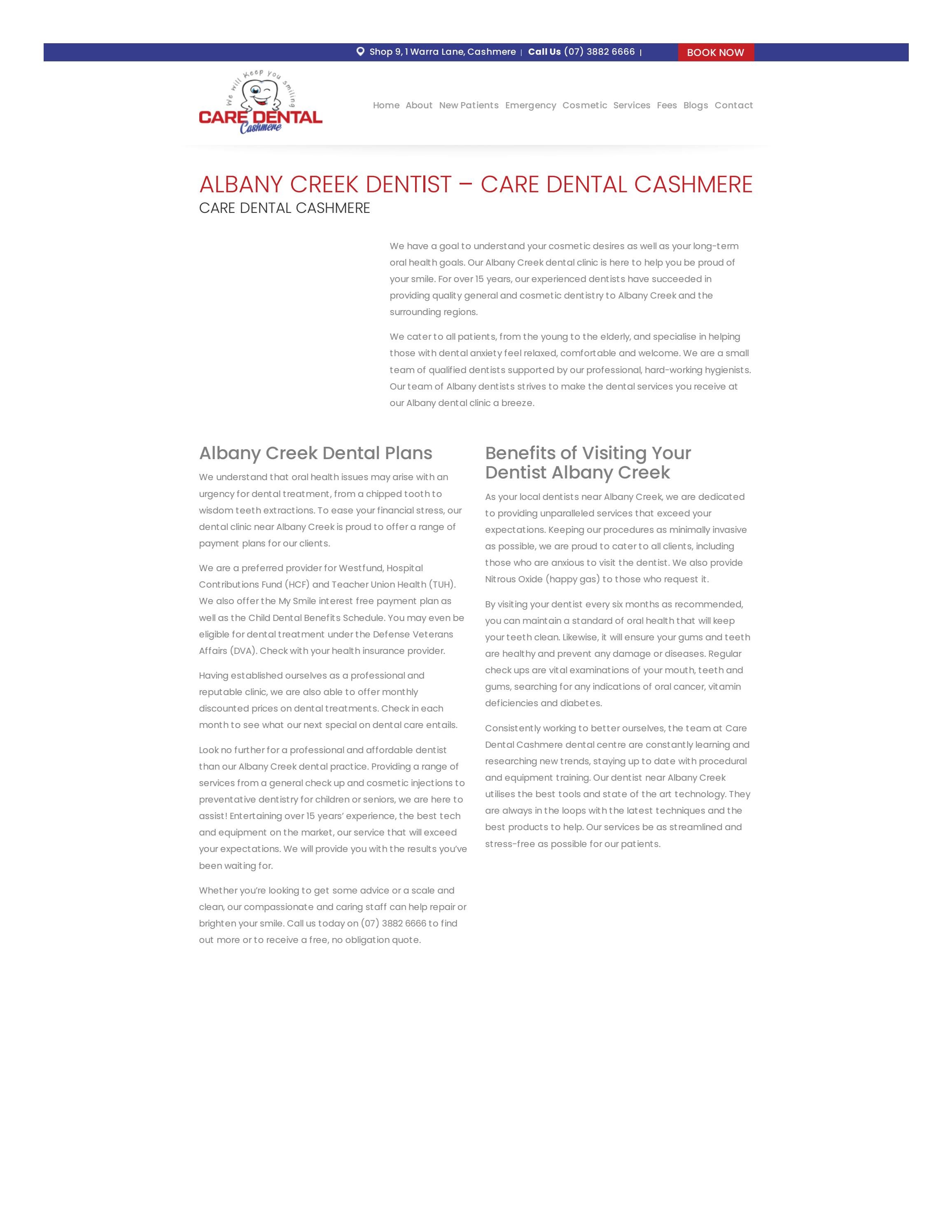 Dentist Albany Creek by Care Dental Cashmere Issuu