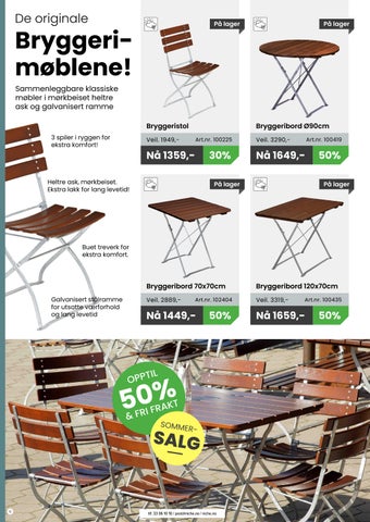 NICHE Sommersalg utemøbler 2023 第 10 页
