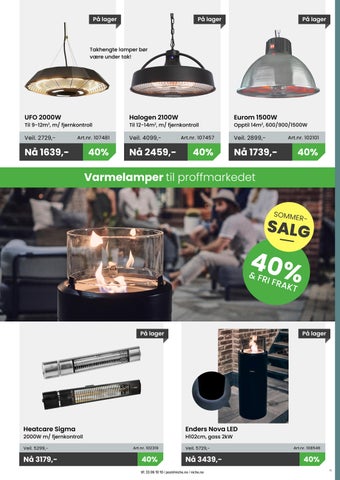 NICHE Sommersalg utemøbler 2023 第 11 页