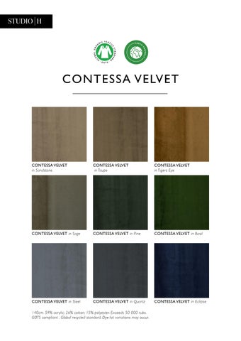 HertexHAUS Hertex Studio H Contessa 丝绒 Upholstery 灯饰产品集 第 6 页