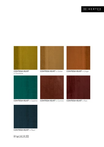 HertexHAUS Hertex Studio H Contessa 丝绒 Upholstery 灯饰产品集 第 7 页