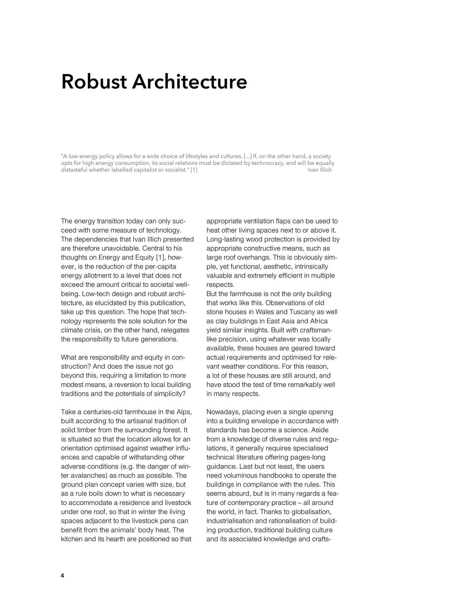 ROBUST ARCHITECTURE. LOW-TECH DESIGN by DETAIL - Issuu