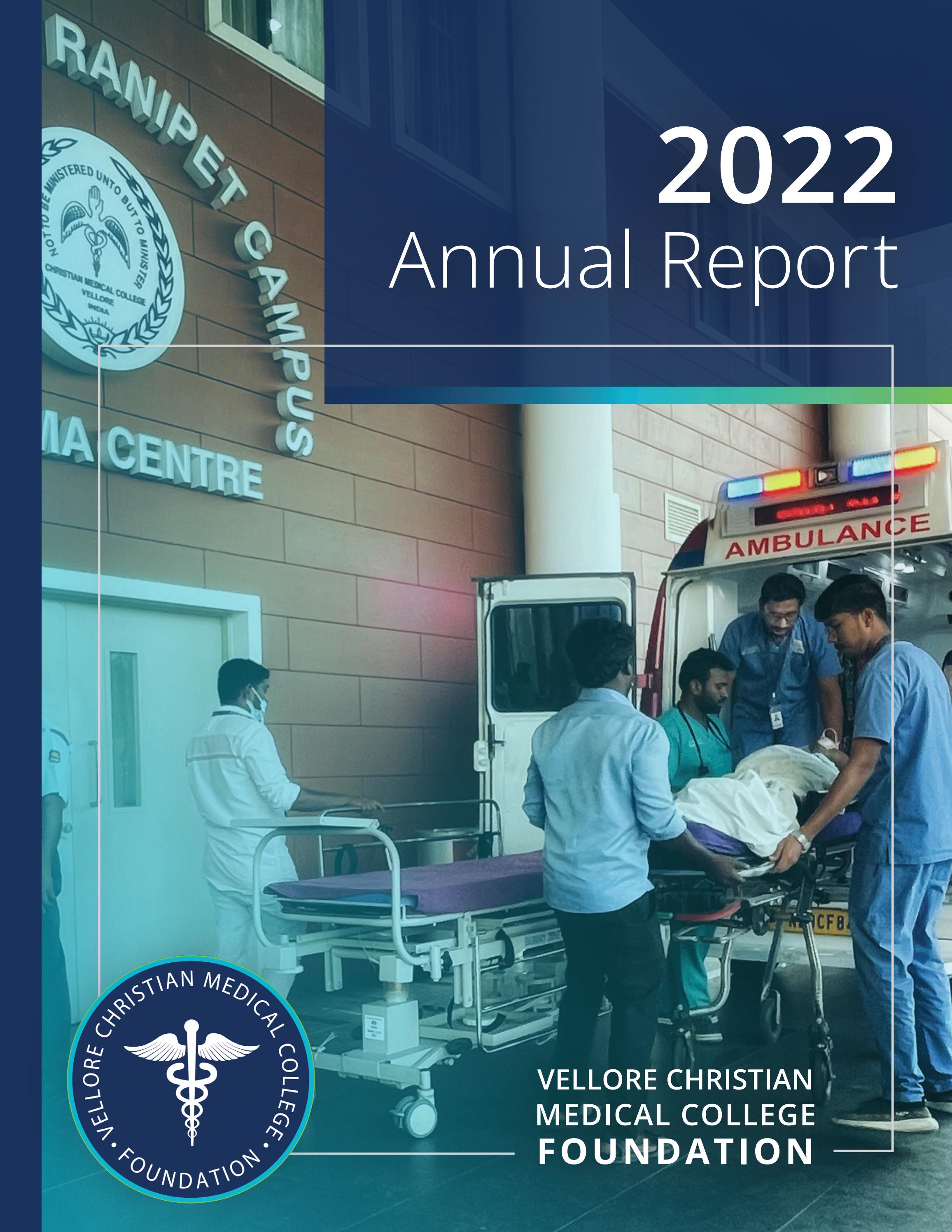 2022 Annual Report by Vellore CMC Foundation Issuu