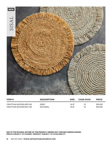 2023 Artisan Tableware Co 家具目录 第 12 页
