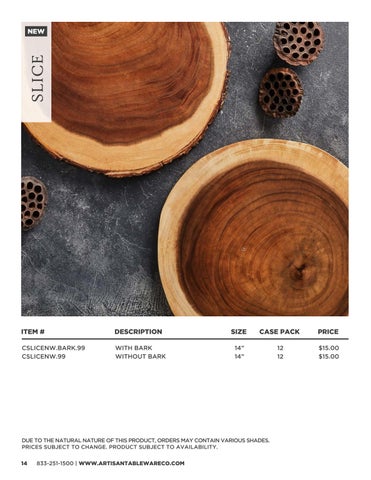 2023 Artisan Tableware Co 家具目录 第 14 页