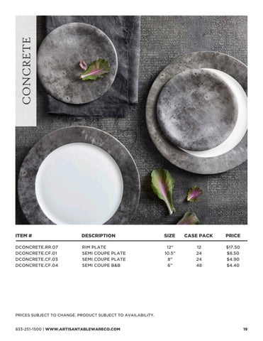 2023 Artisan Tableware Co 家具目录 第 19 页