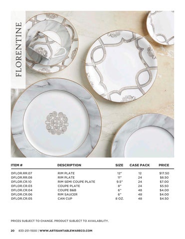 2023 Artisan Tableware Co 家具目录 第 20 页