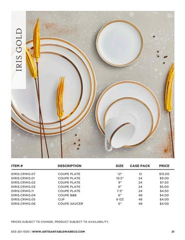 2023 Artisan Tableware Co 家具目录 第 21 页