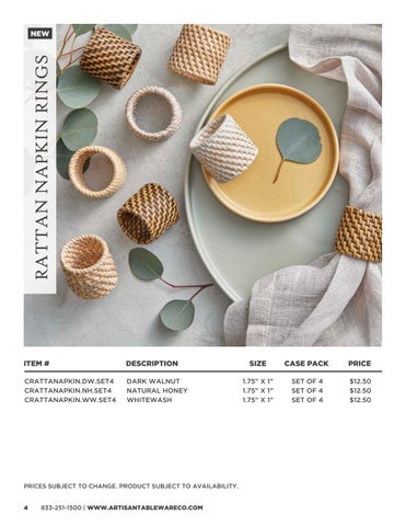 2023 Artisan Tableware Co 家具目录 第 4 页