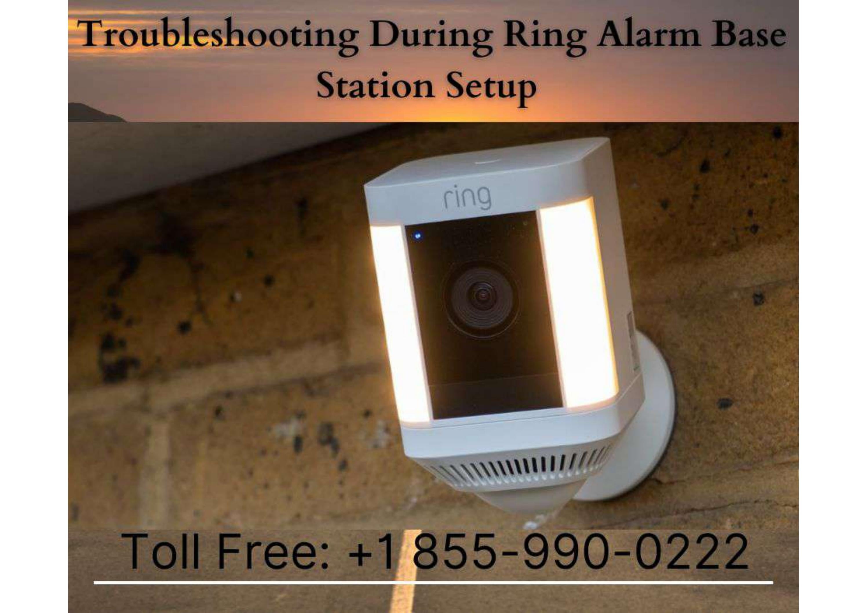 Troubleshooting During Ring Alarm Base Station Setup +18505639111