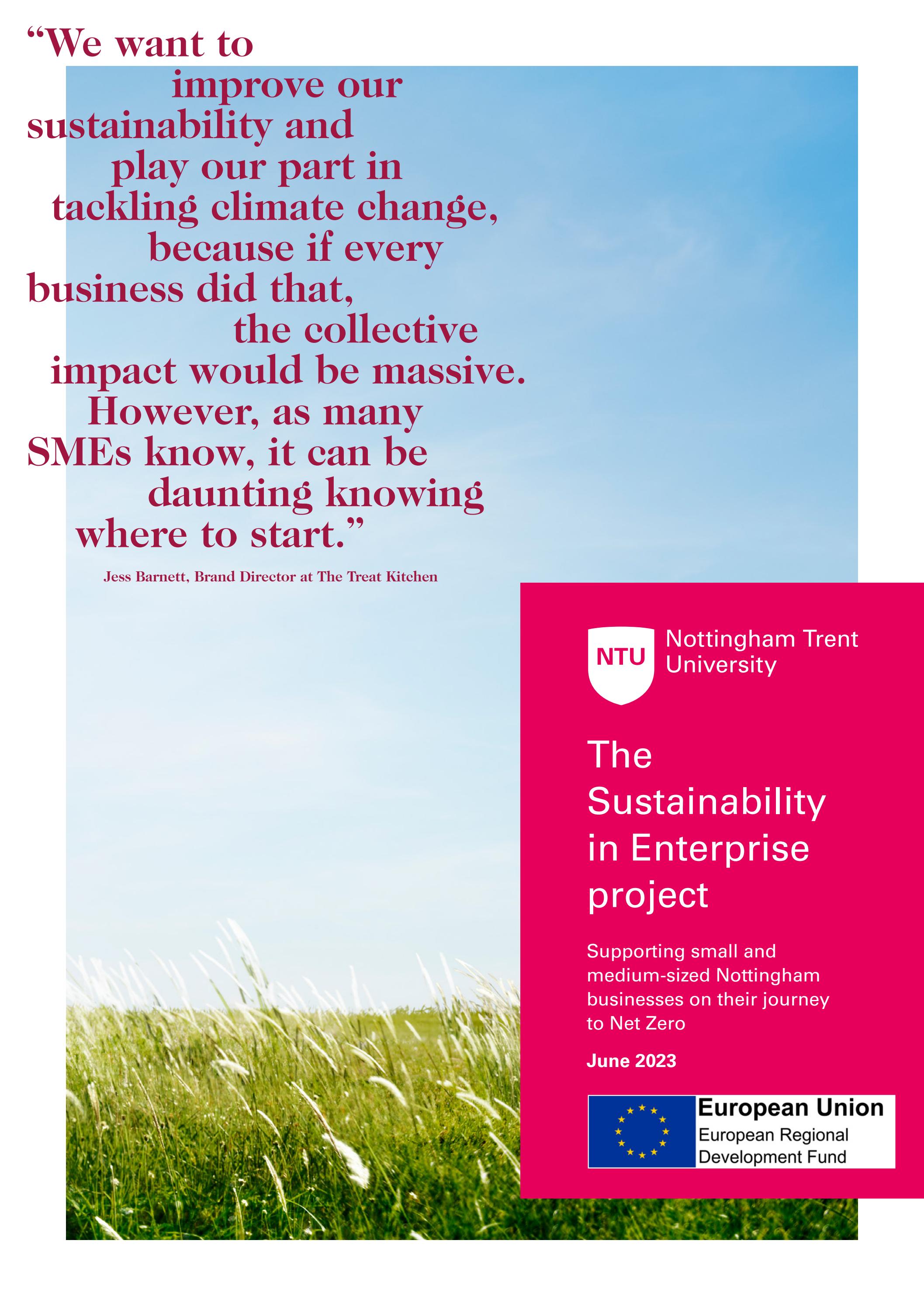 Sustainability in Enterprise by NottinghamTrentUniversity Issuu