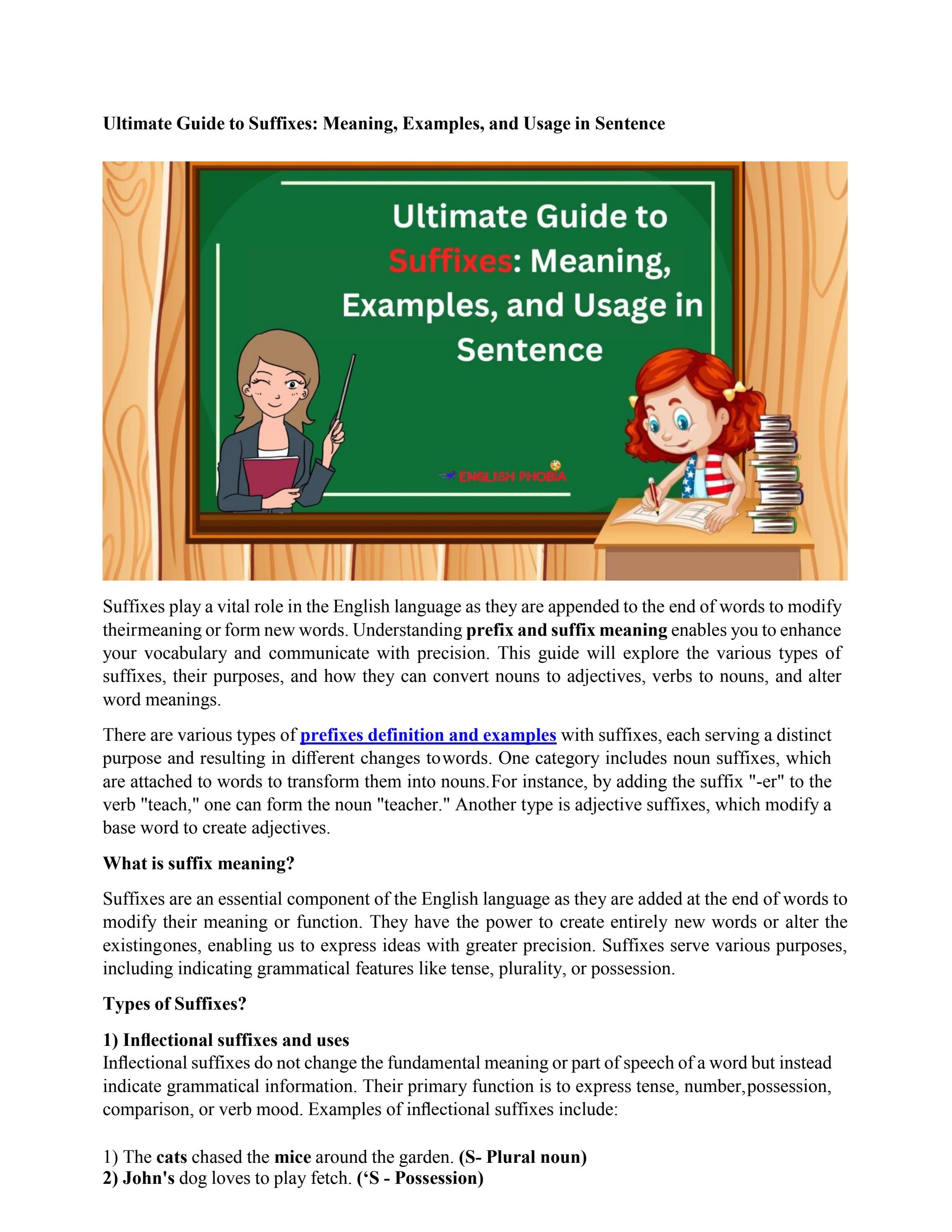 Ultimate Guide To Suffixes Meaning Examples And Usage In Sentence By ultimate-guide-to-suffixes-meaning-examples-and-usage-in-sentence-by