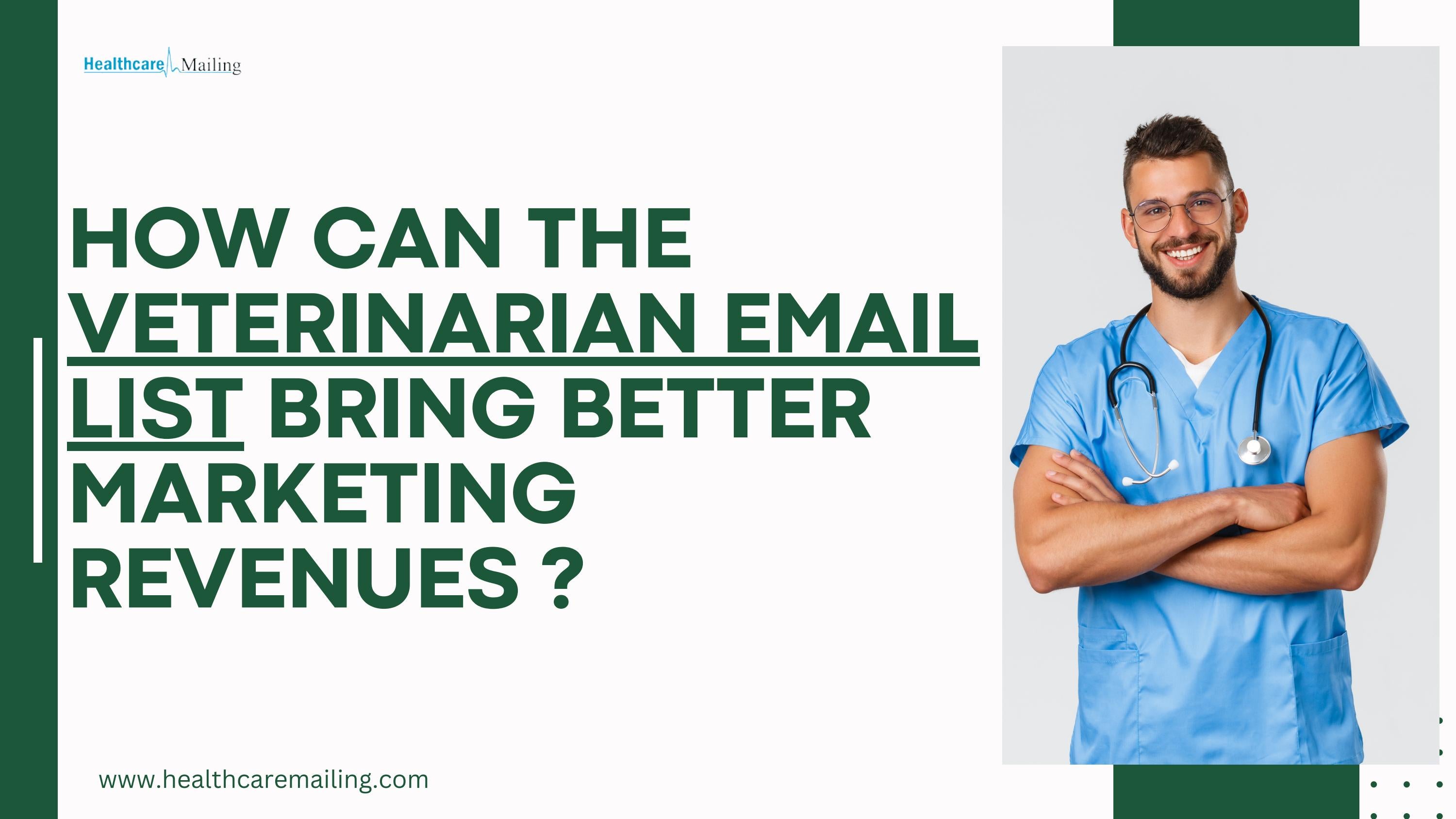 Purchase our competitively priced veterinarian email addresses and