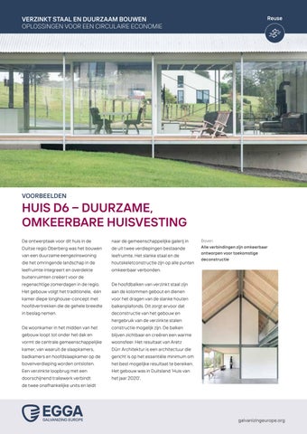 Cover of "Case study - Huis D6"